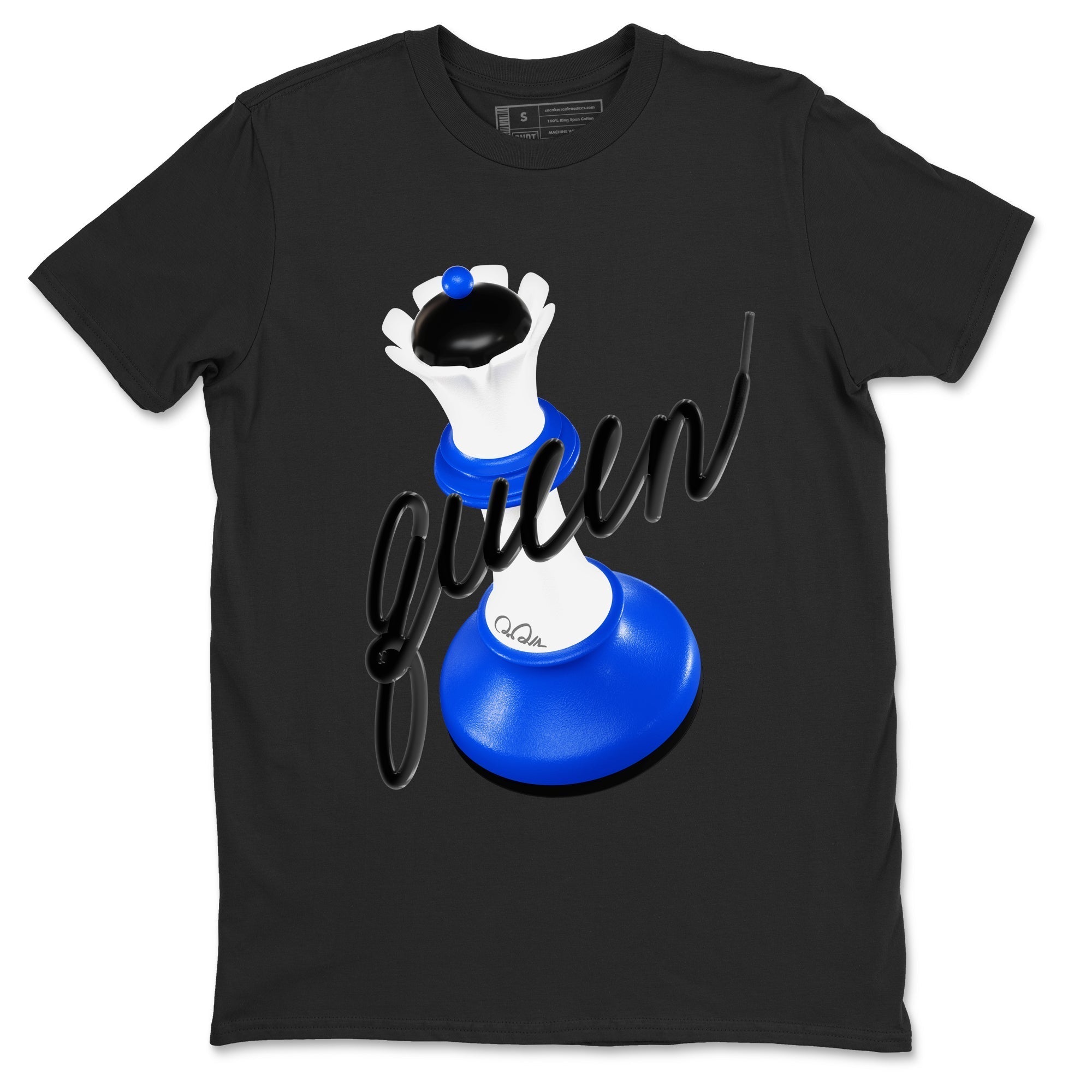 3D Queen snkmatch Tees - Air Jordan 1 Game Royal