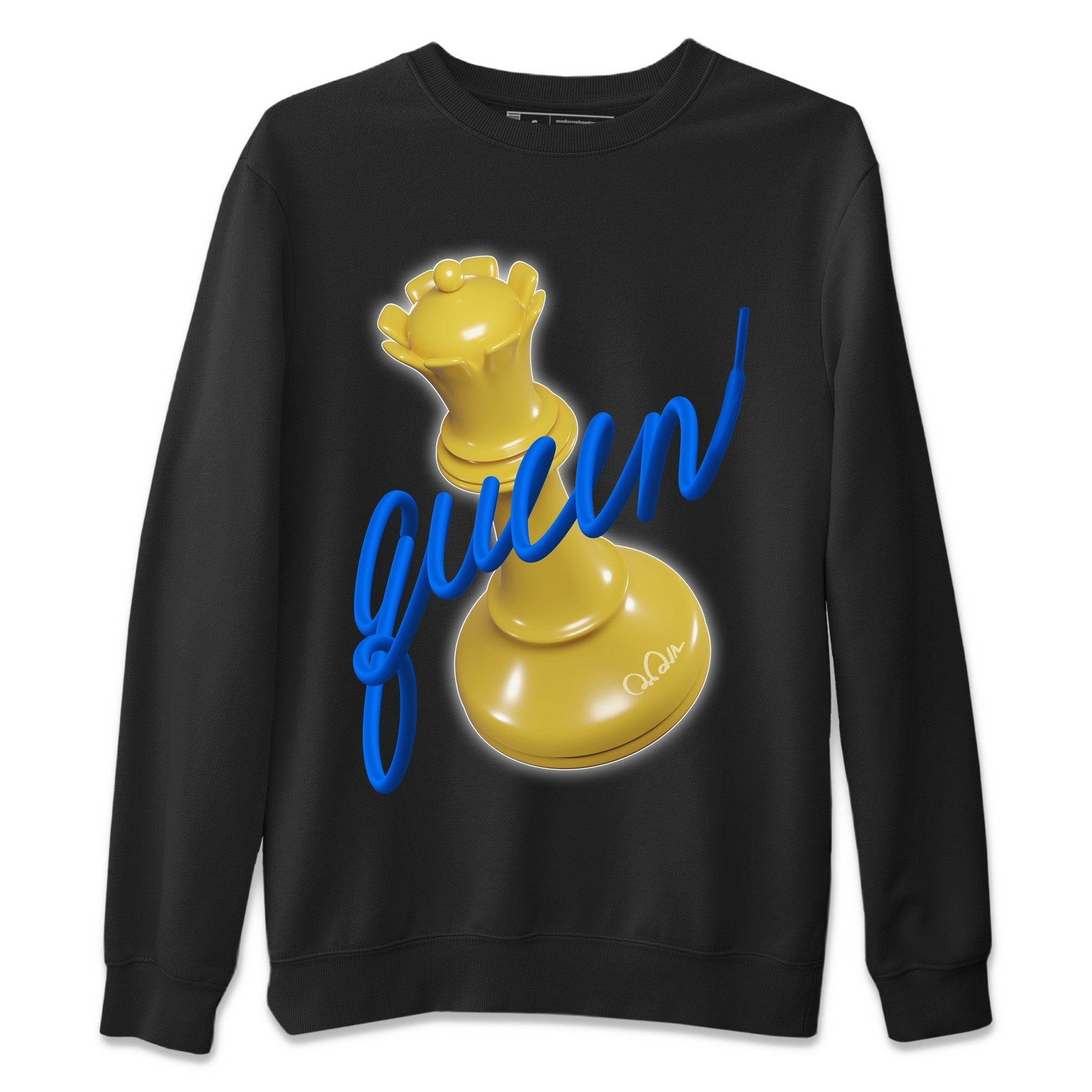 3D Queen Unisex Tops - Air Jordan 1 Game Royal Varsity Maize