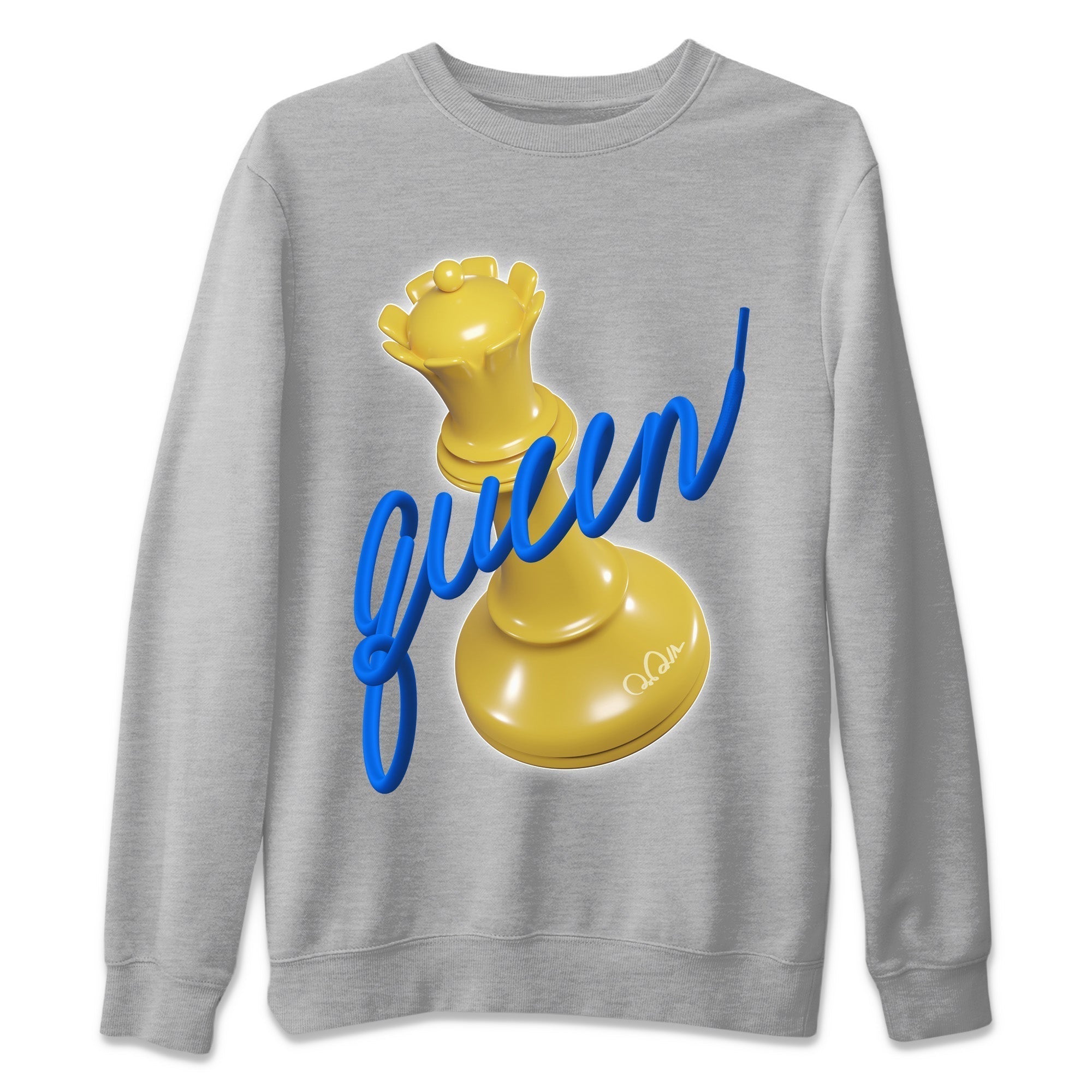 3D Queen Unisex Tops - Air Jordan 1 Game Royal Varsity Maize