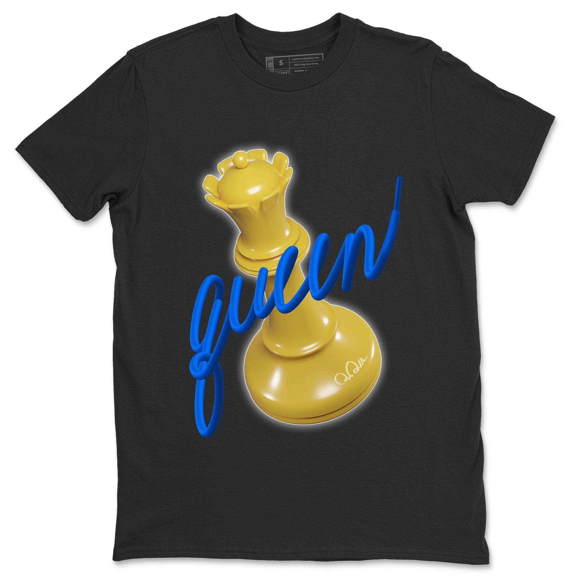 3D Queen Unisex Tops - Air Jordan 1 Game Royal Varsity Maize