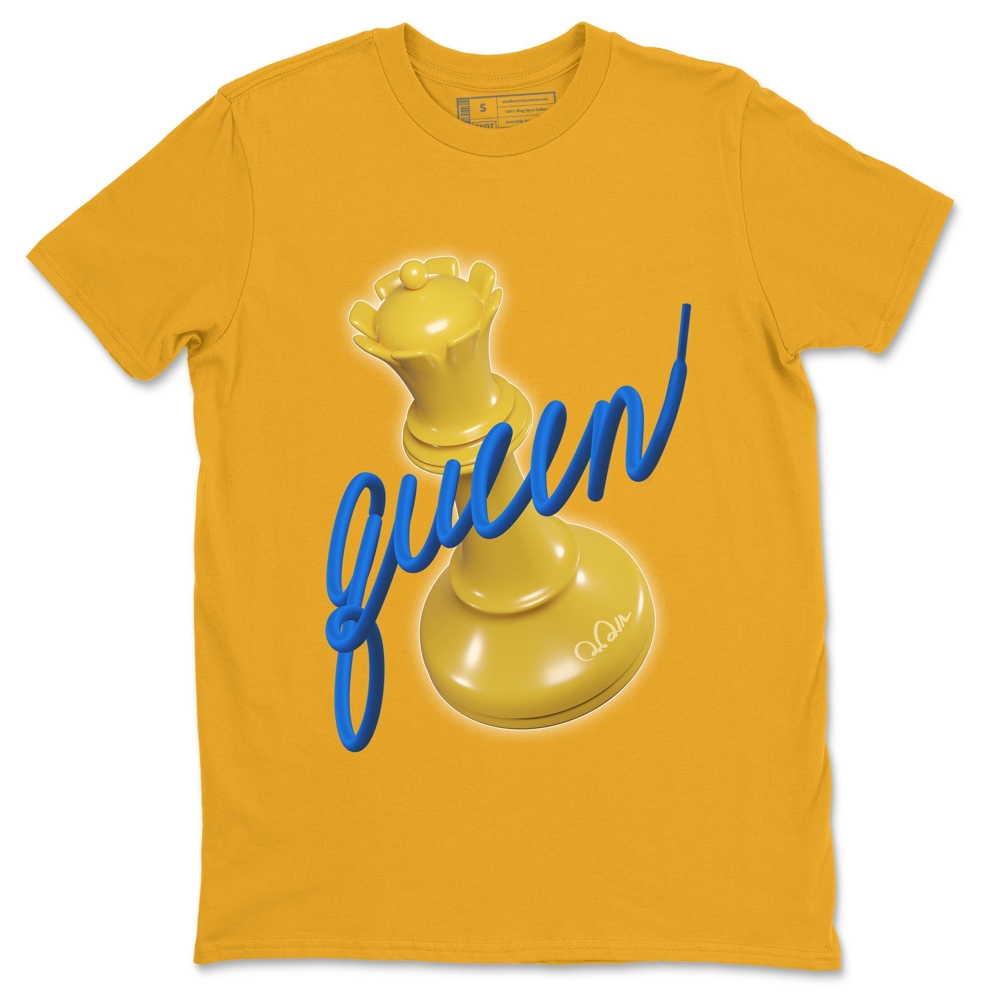 3D Queen Unisex Tops - Air Jordan 1 Game Royal Varsity Maize