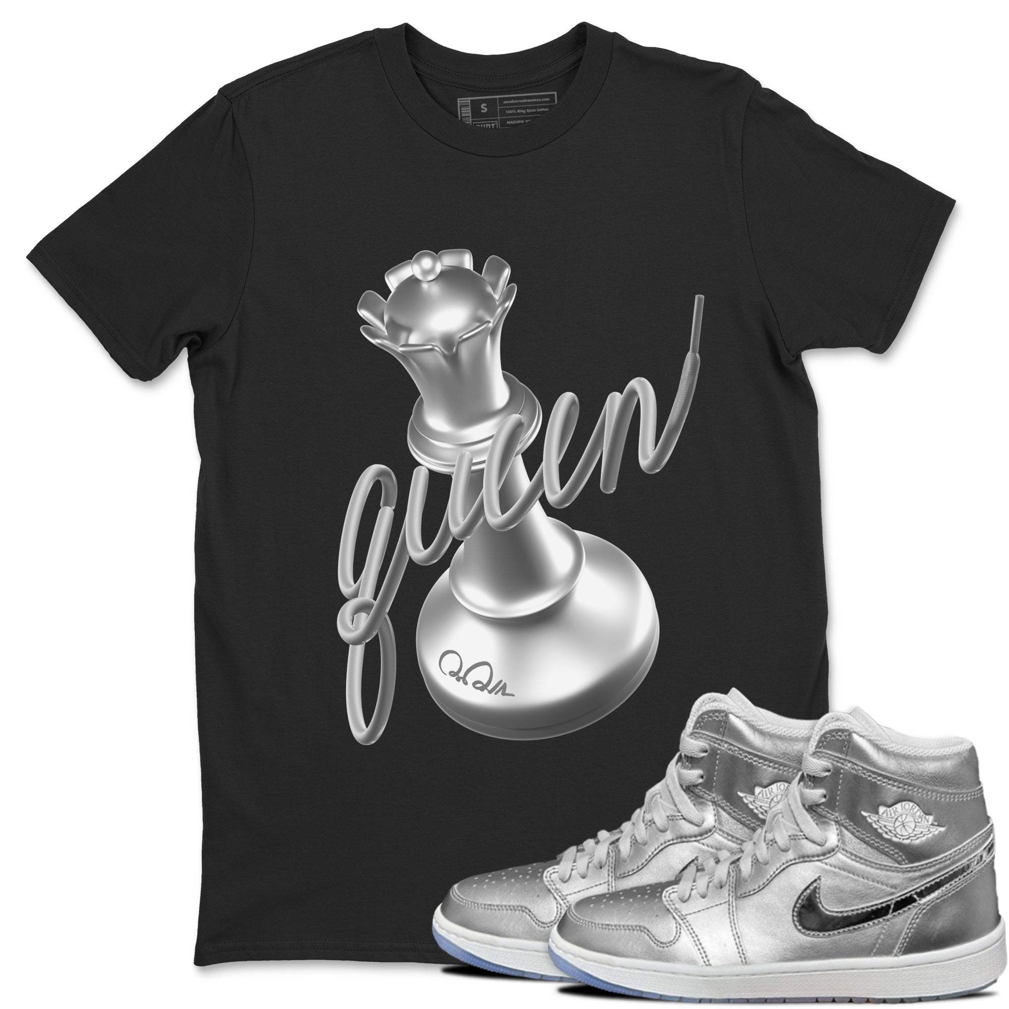 3D Queen snkmatch Tee - Air Jordan 1 Gift Giving