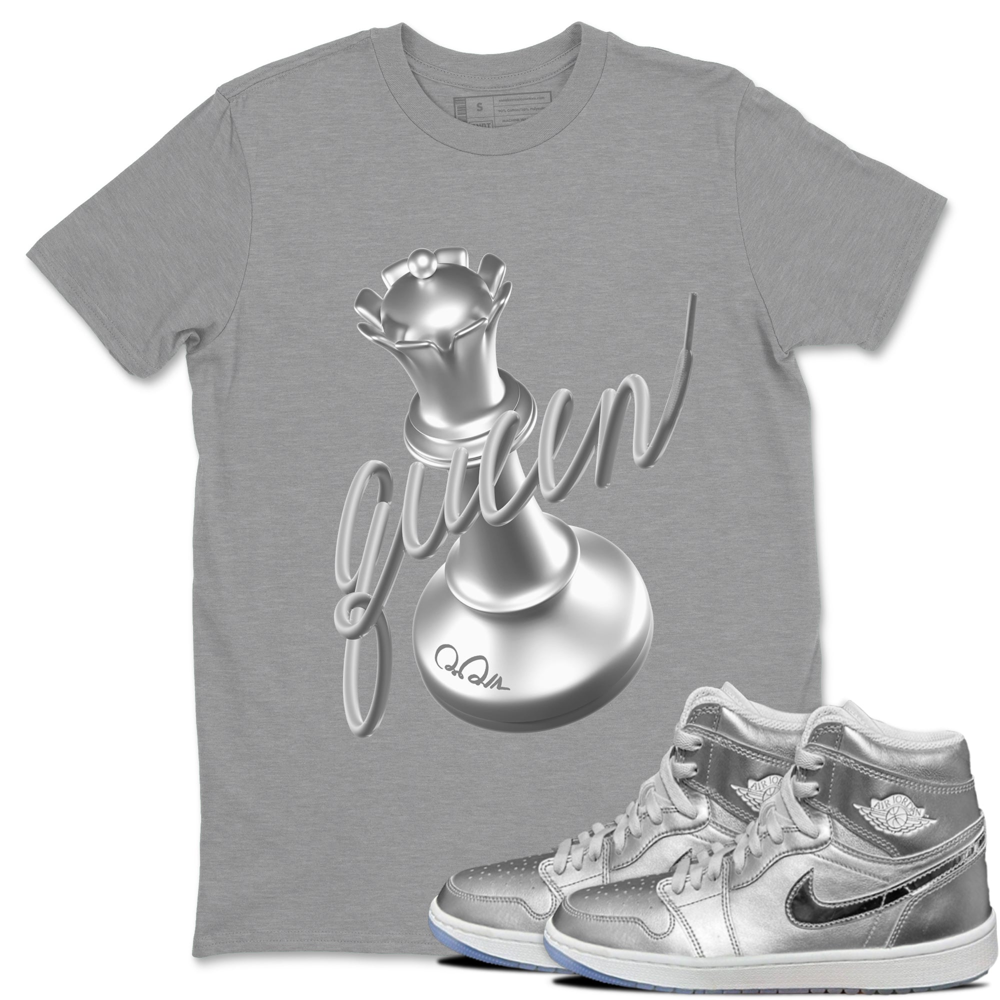 3D Queen snkmatch Tee - Air Jordan 1 Gift Giving