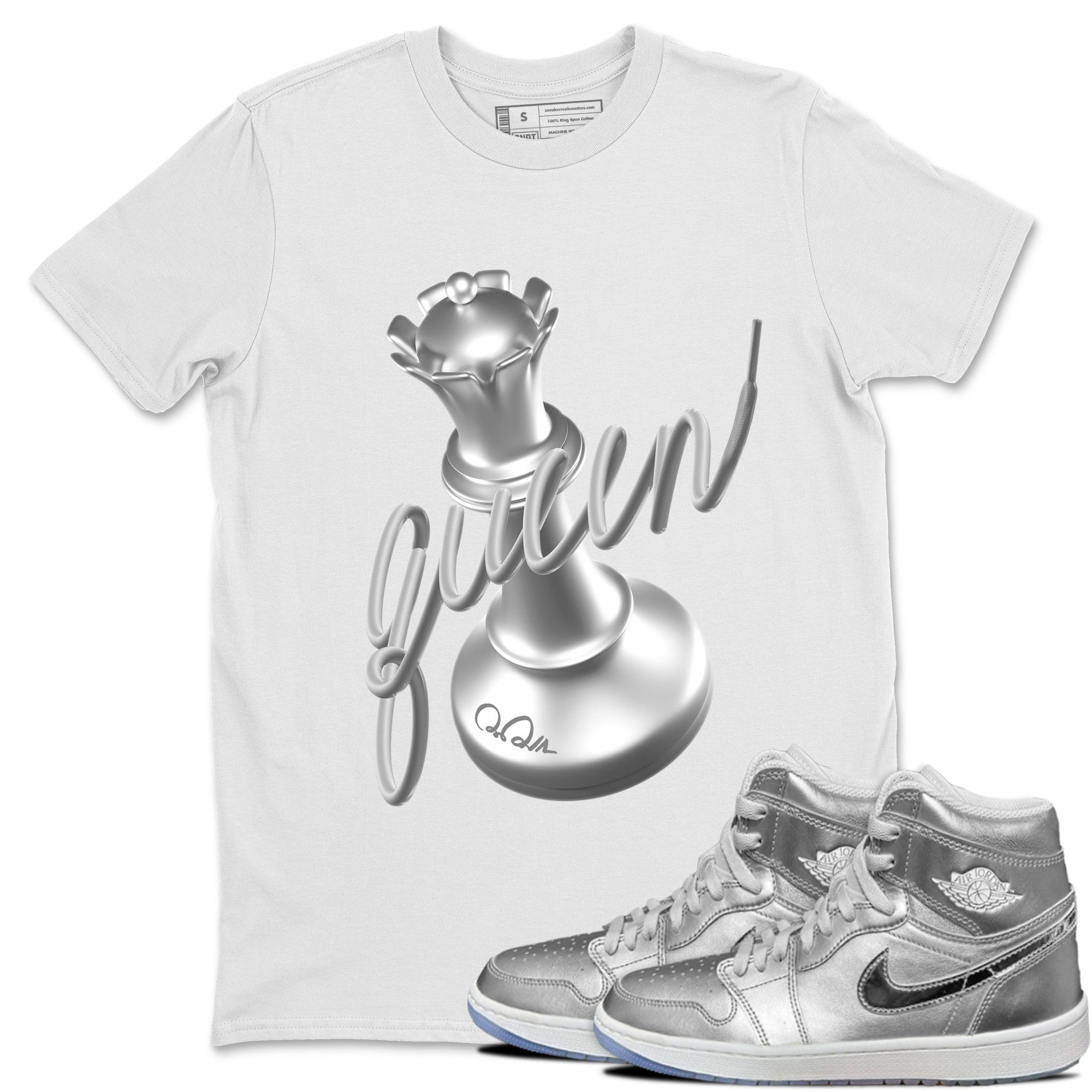 3D Queen snkmatch Tee - Air Jordan 1 Gift Giving