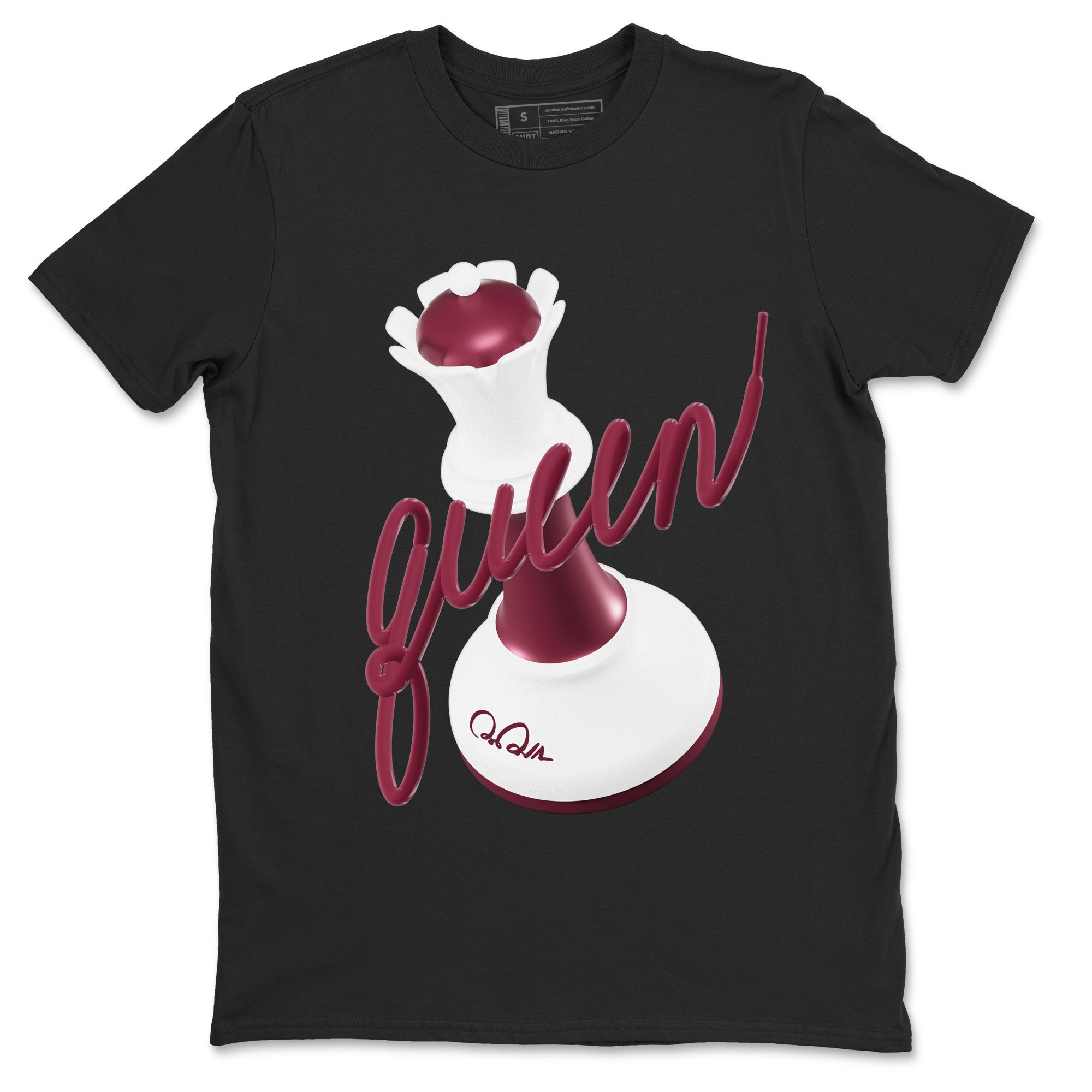 3D Queen snkmatch Tee - Air Jordan 1 Metallic Burgundy