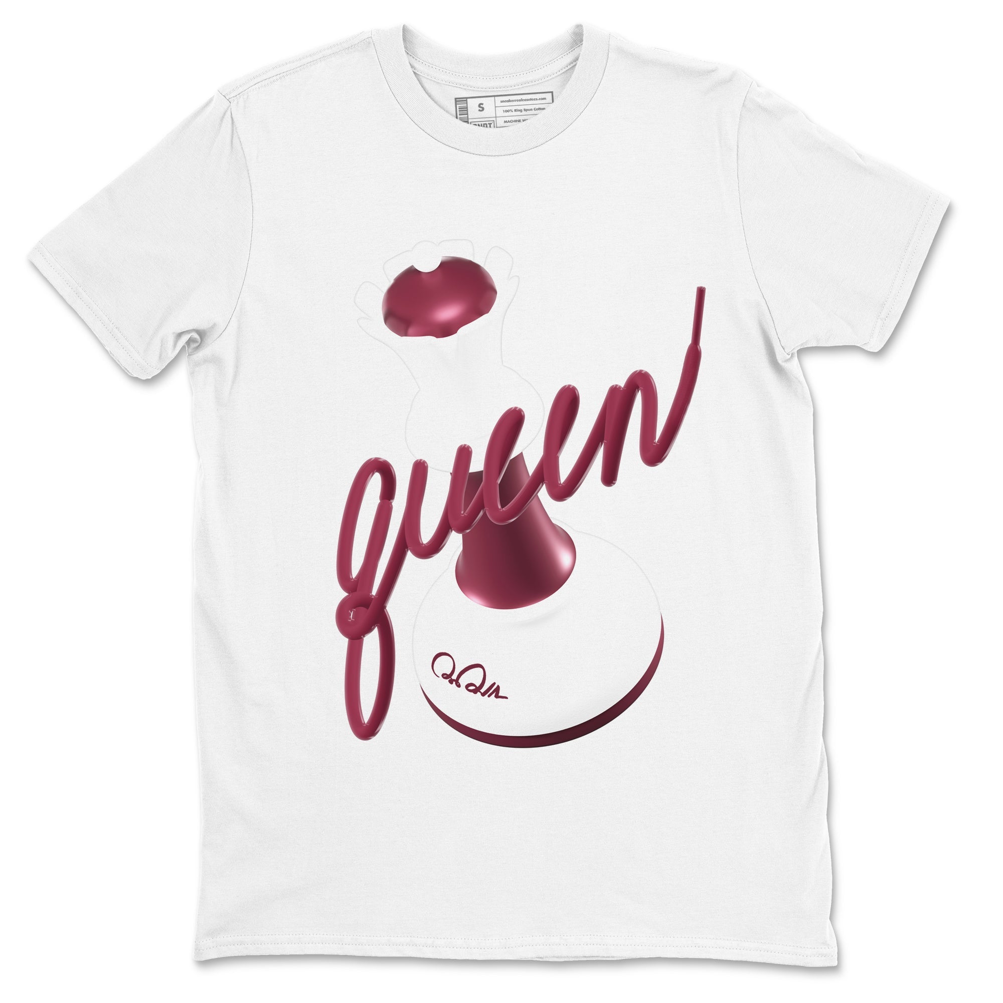 3D Queen snkmatch Tee - Air Jordan 1 Metallic Burgundy