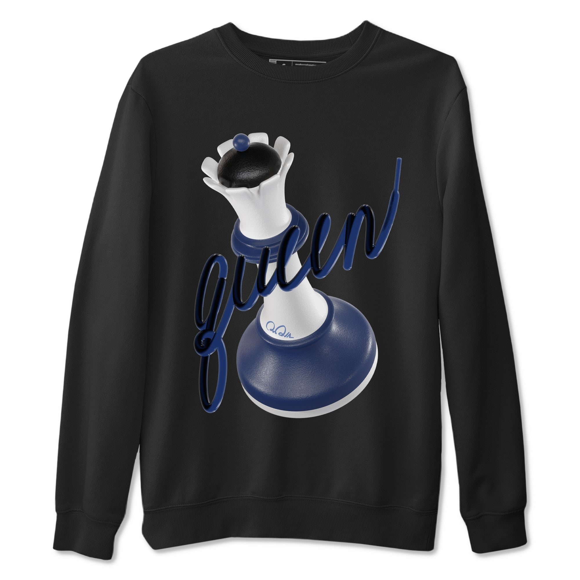 3D Queen snkmatch Tees - Air Jordan 1 Midnight Navy