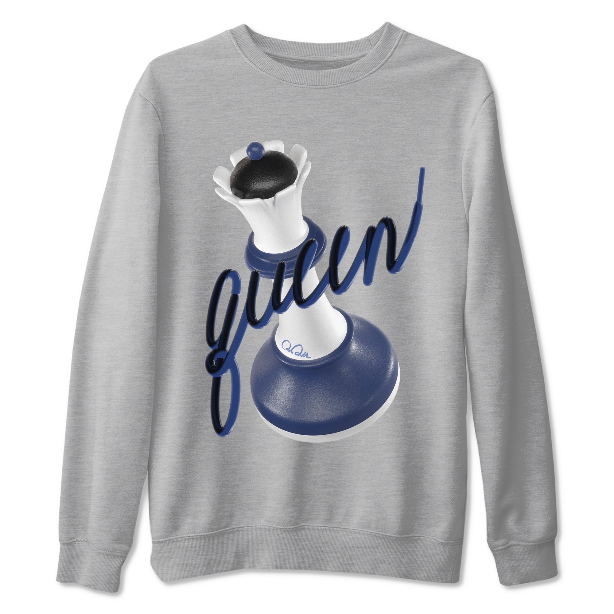3D Queen snkmatch Tees - Air Jordan 1 Midnight Navy