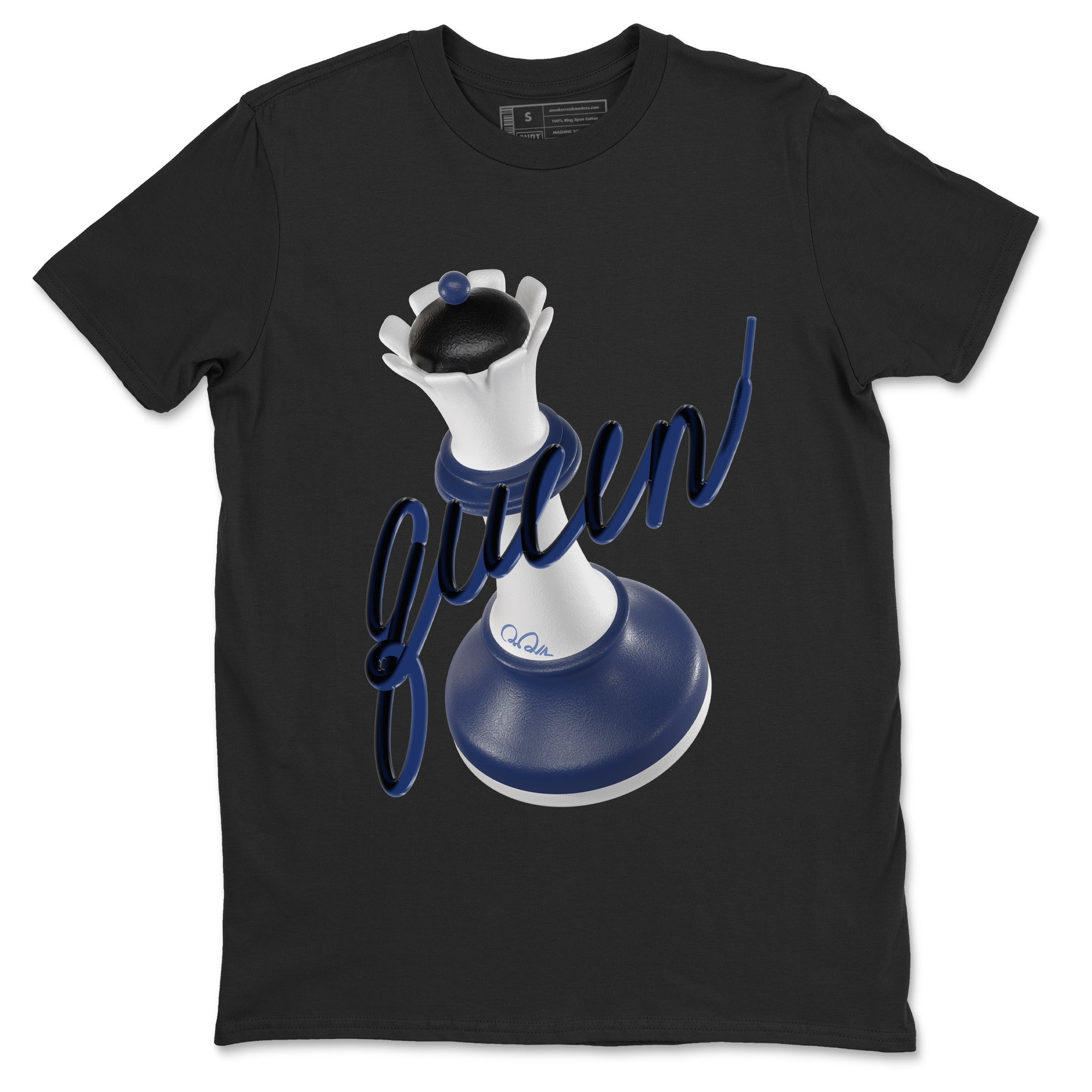 3D Queen snkmatch Tees - Air Jordan 1 Midnight Navy