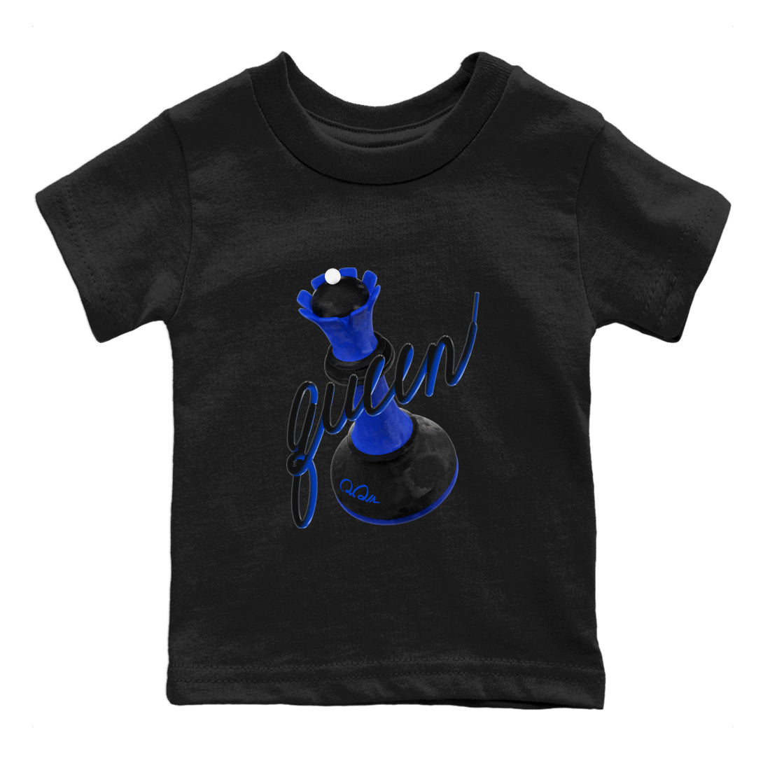 3D Queen snkmatch Tee Kids - Air Jordan 1 Royal Reimagined