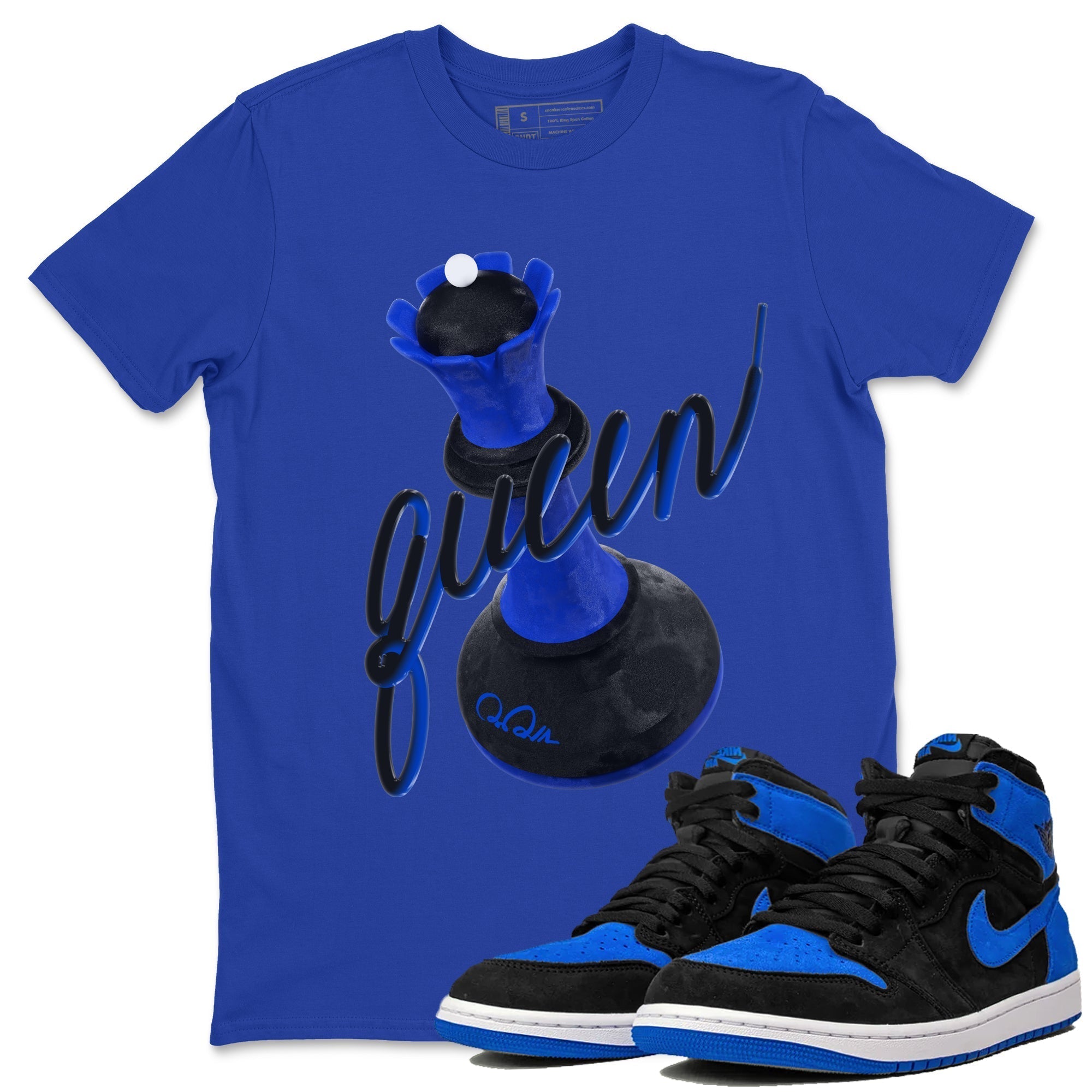 3D Queen snkmatch Tee - Air Jordan 1 Royal Reimagined