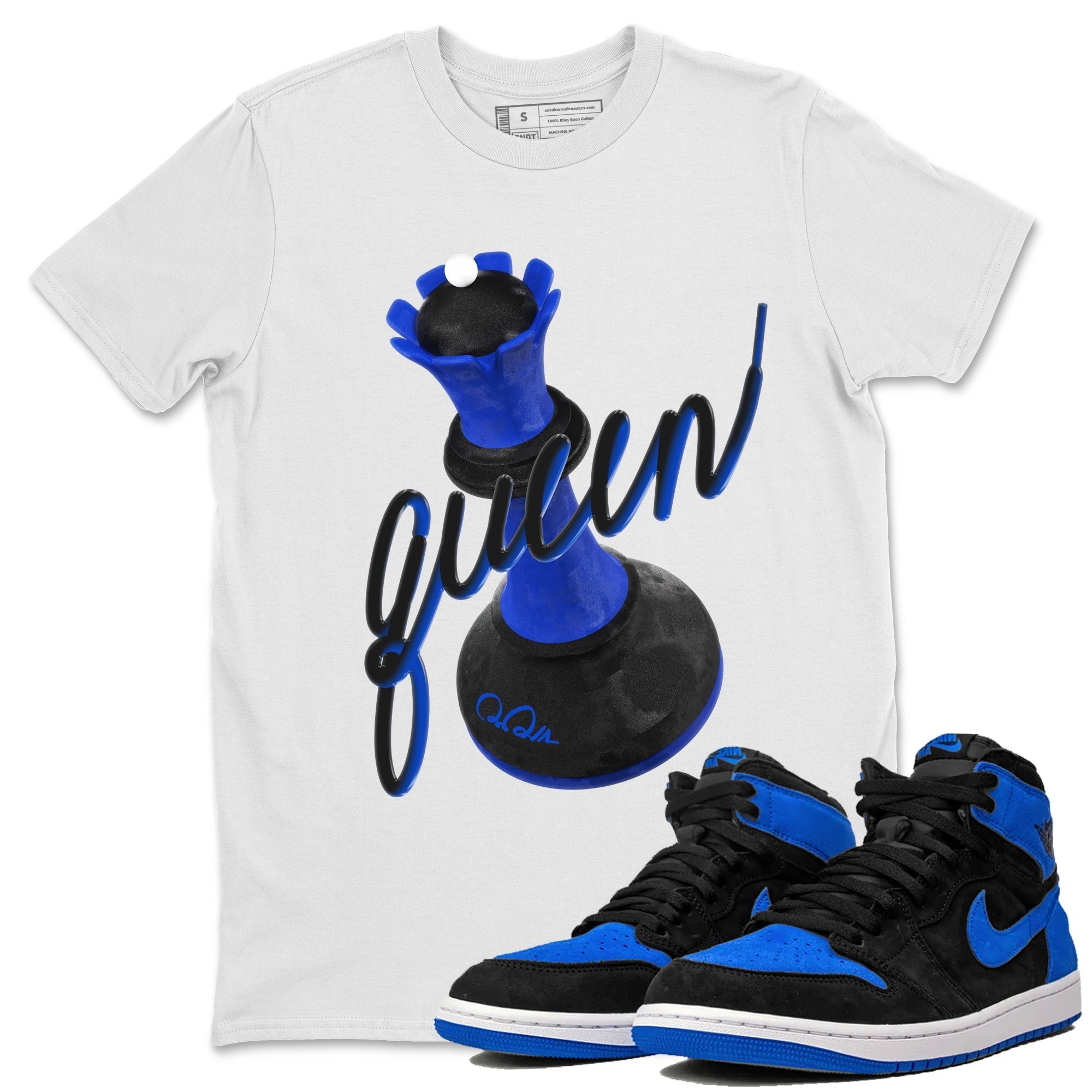 3D Queen snkmatch Tee - Air Jordan 1 Royal Reimagined