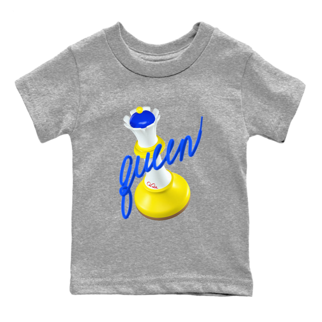 3D Queen snkmatch Tees Kids - Air Jordan 1 Travis Scott Canary