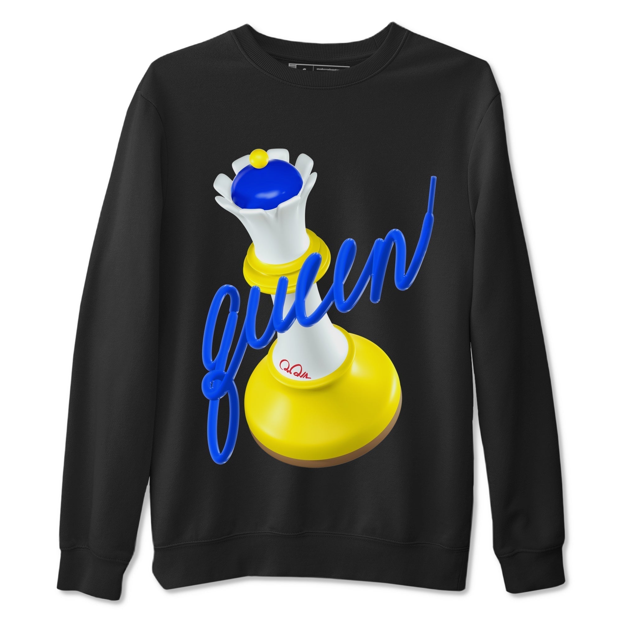 3D Queen snkmatch Tees - Air Jordan 1 Travis Scott Canary