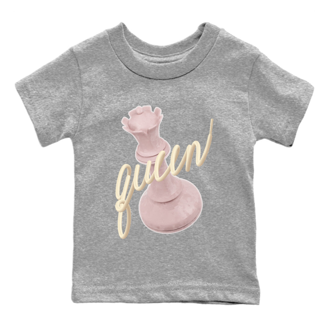 3D Queen Kids Tops - Air Jordan 1 Washed Pink