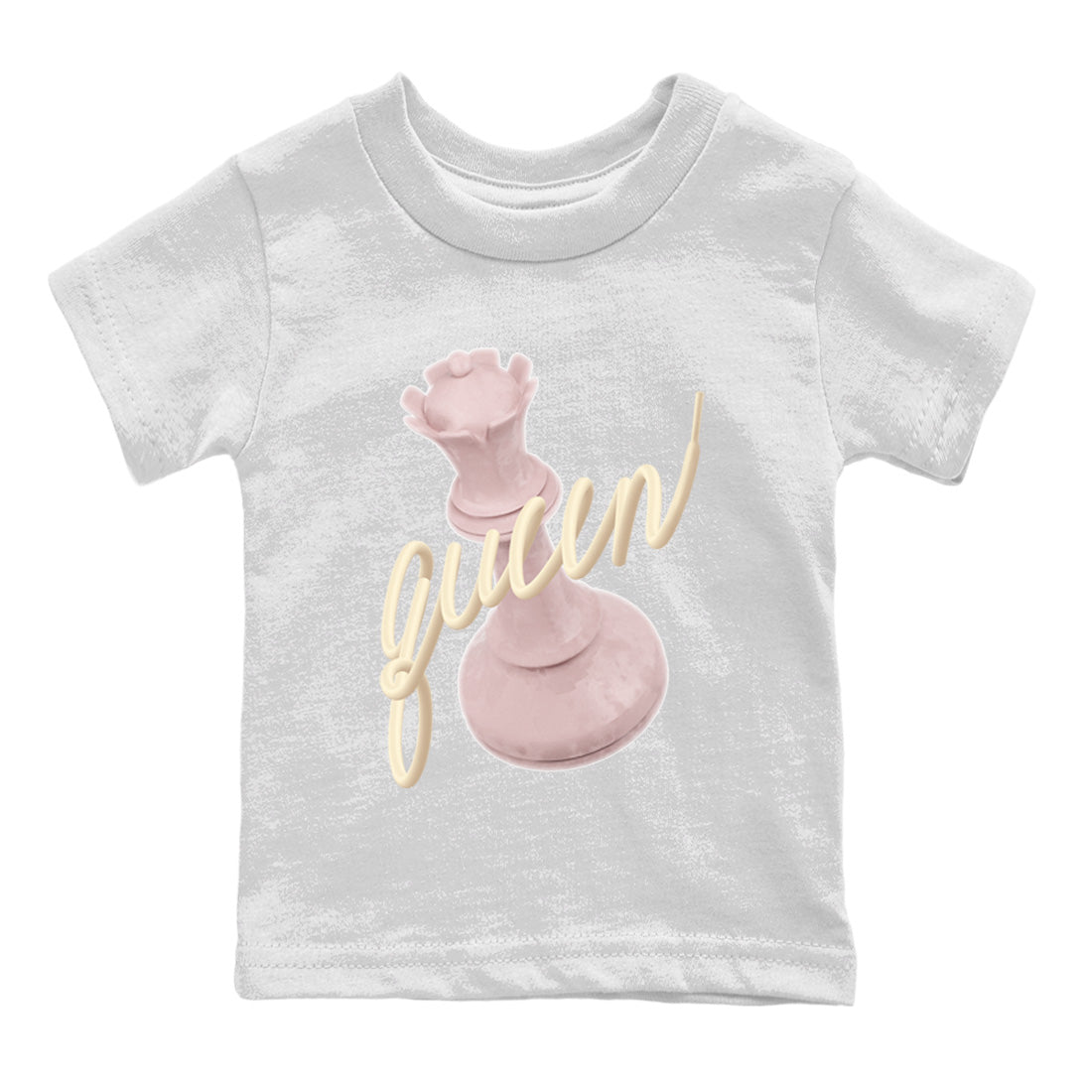 3D Queen Kids Tops - Air Jordan 1 Washed Pink