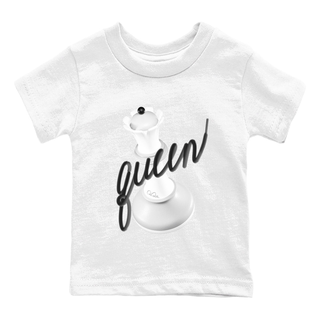 3D Queen snkmatch Tees Kids - Air Jordan 1 Wolf Grey