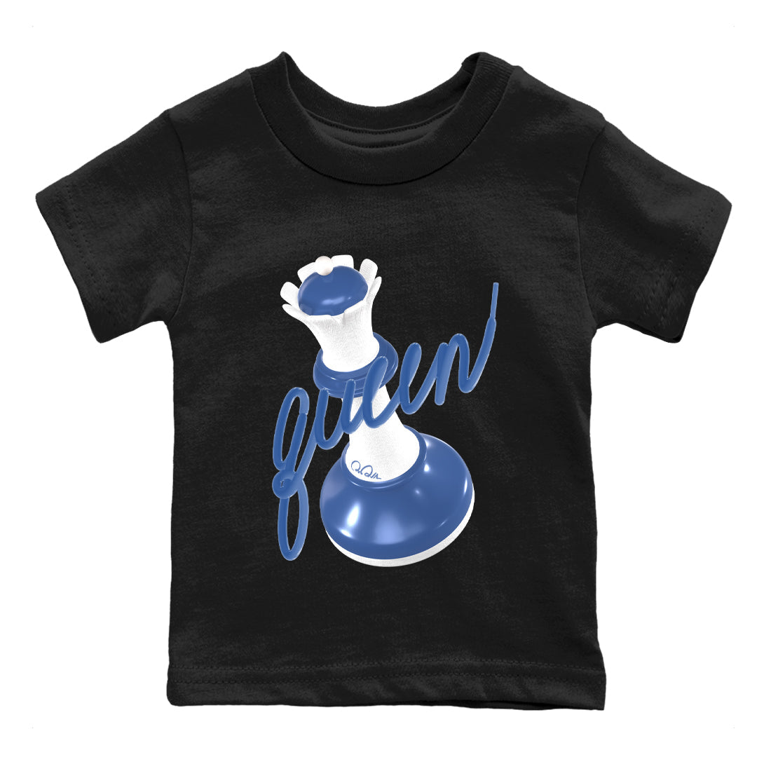 3D Queen snkmatch Tees Kids - Air Jordan 11 Diffused Blue