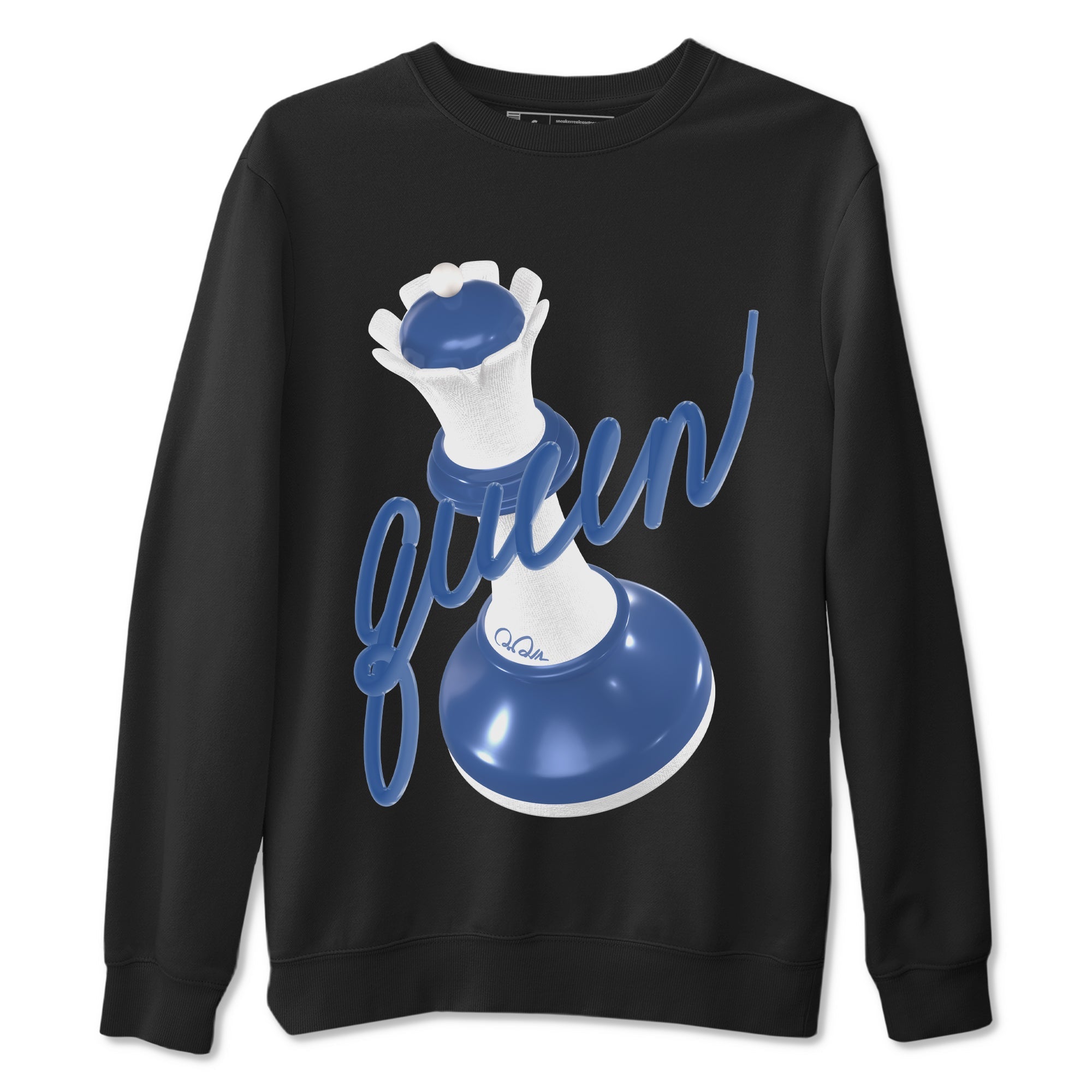 3D Queen snkmatch Tees - Air Jordan 11 Diffused Blue