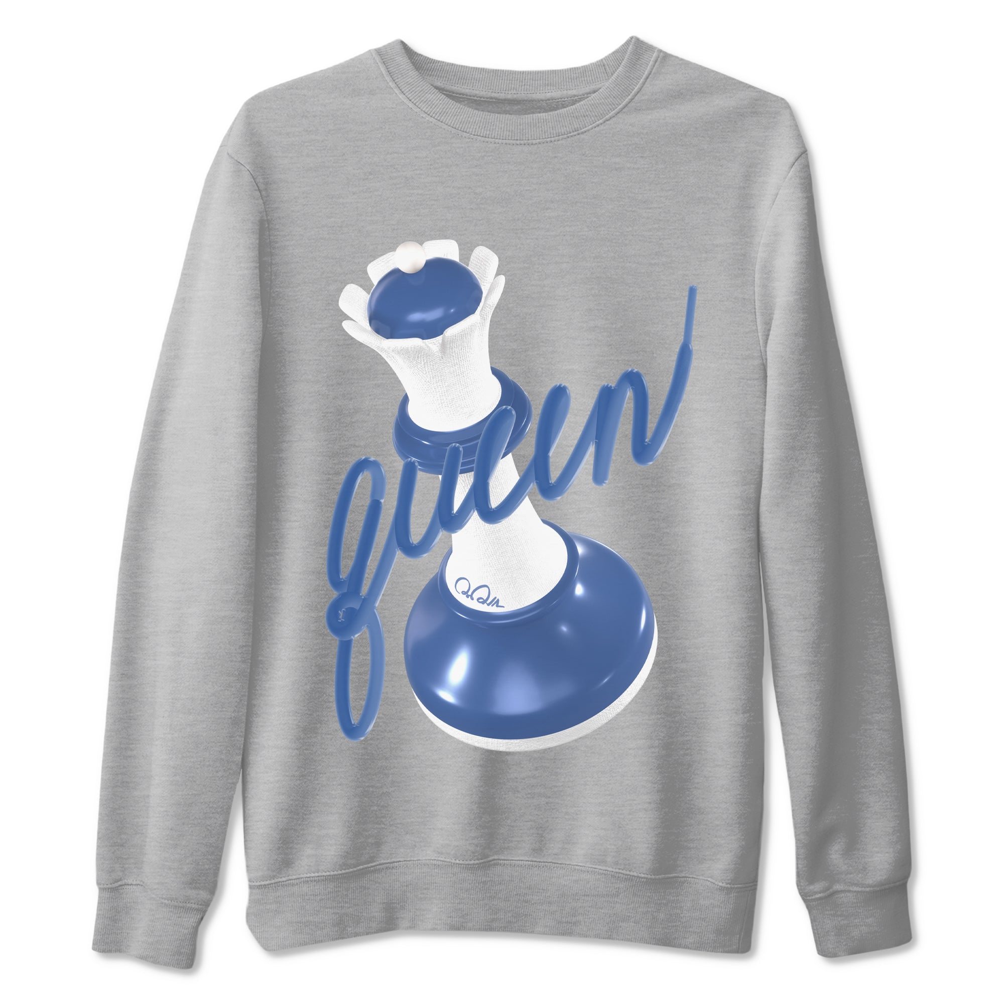 3D Queen snkmatch Tees - Air Jordan 11 Diffused Blue