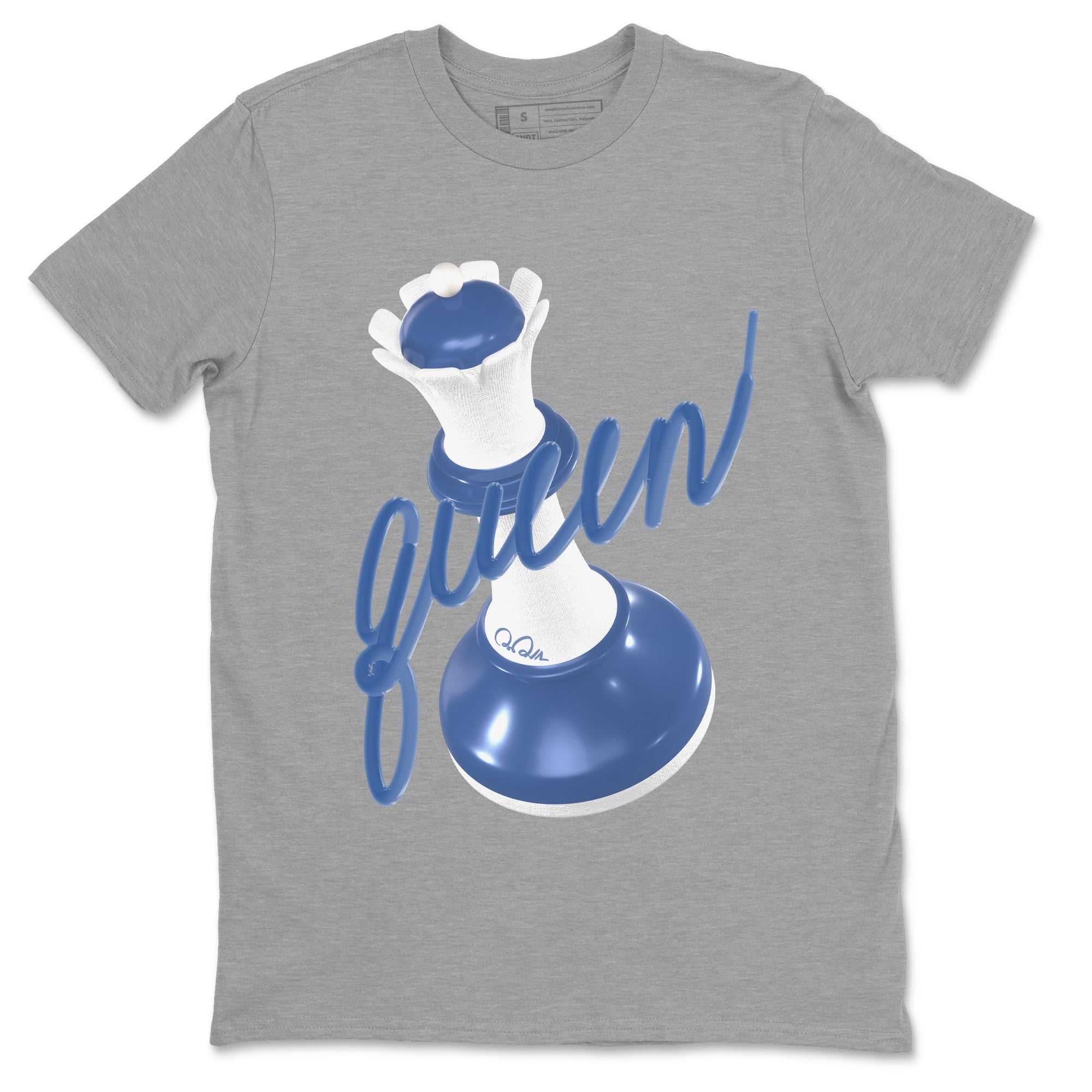 3D Queen snkmatch Tees - Air Jordan 11 Diffused Blue