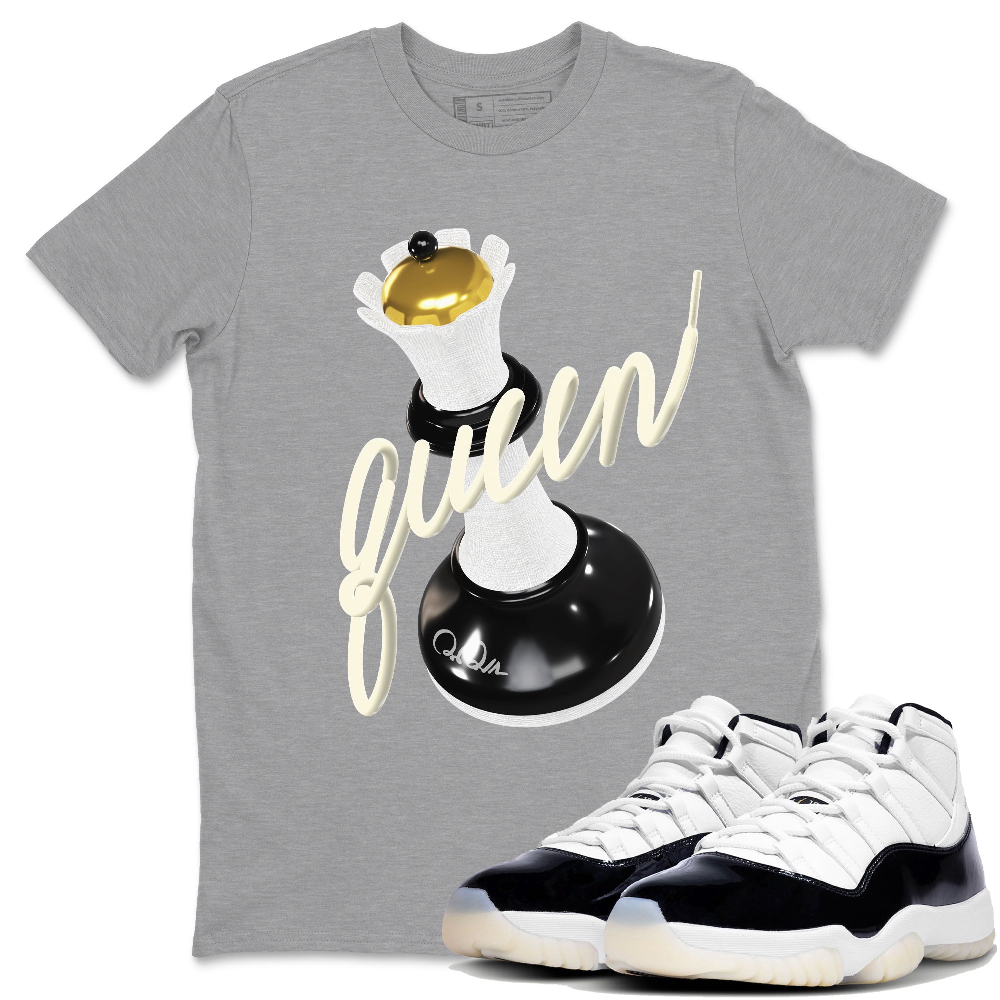 3D Queen snkmatch Tee - Air Jordan 11 Gratitude