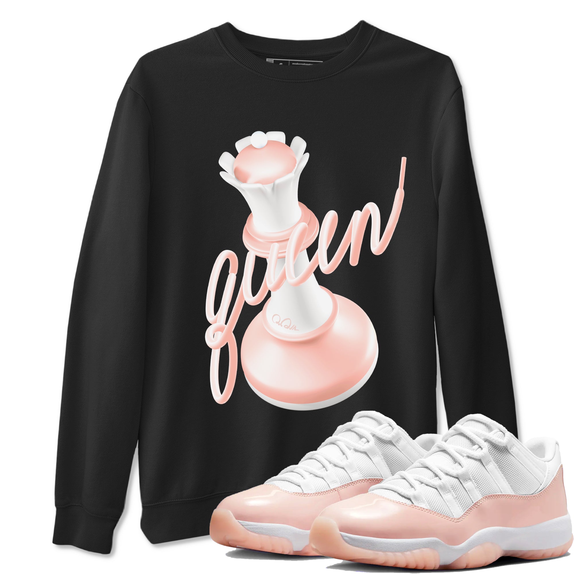 3D Queen snkmatch Tees - Air Jordan 11 Legend Pink