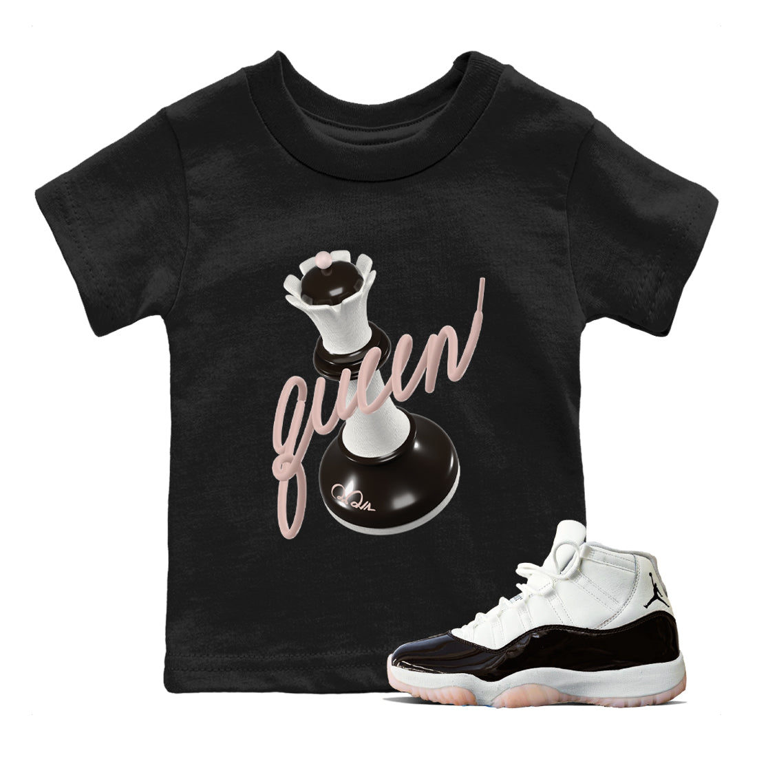 3D Queen snkmatch Tee Kids - Air Jordan 11 Neapolitan