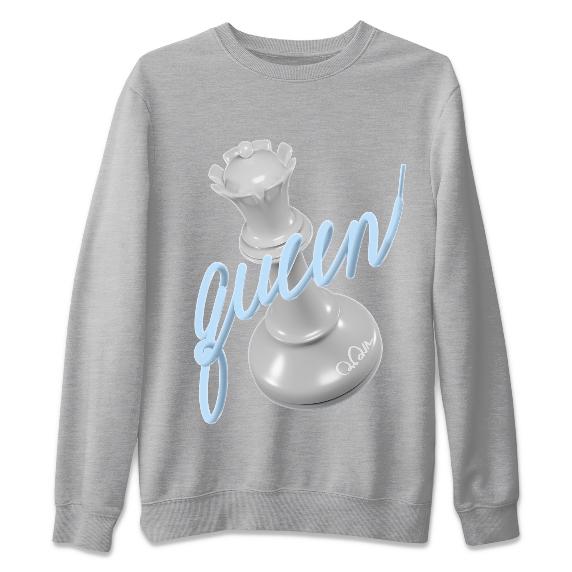 3D Queen Unisex Tops - Air Jordan 11 White Cement