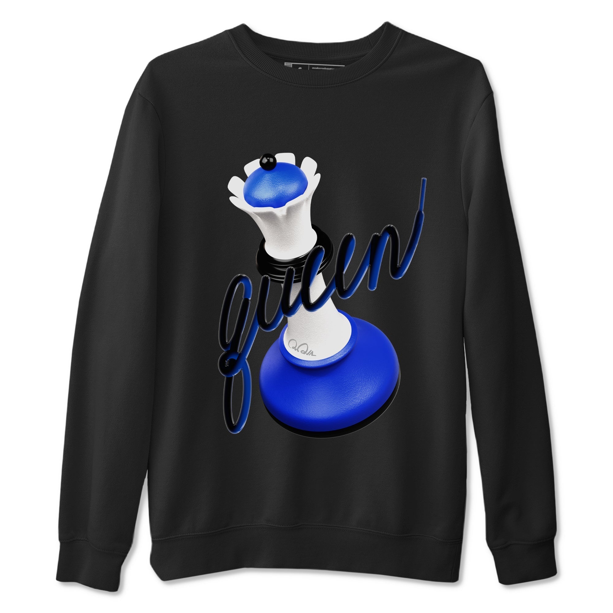 3D Queen snkmatch Tees - Air Jordan 12 Blueberry