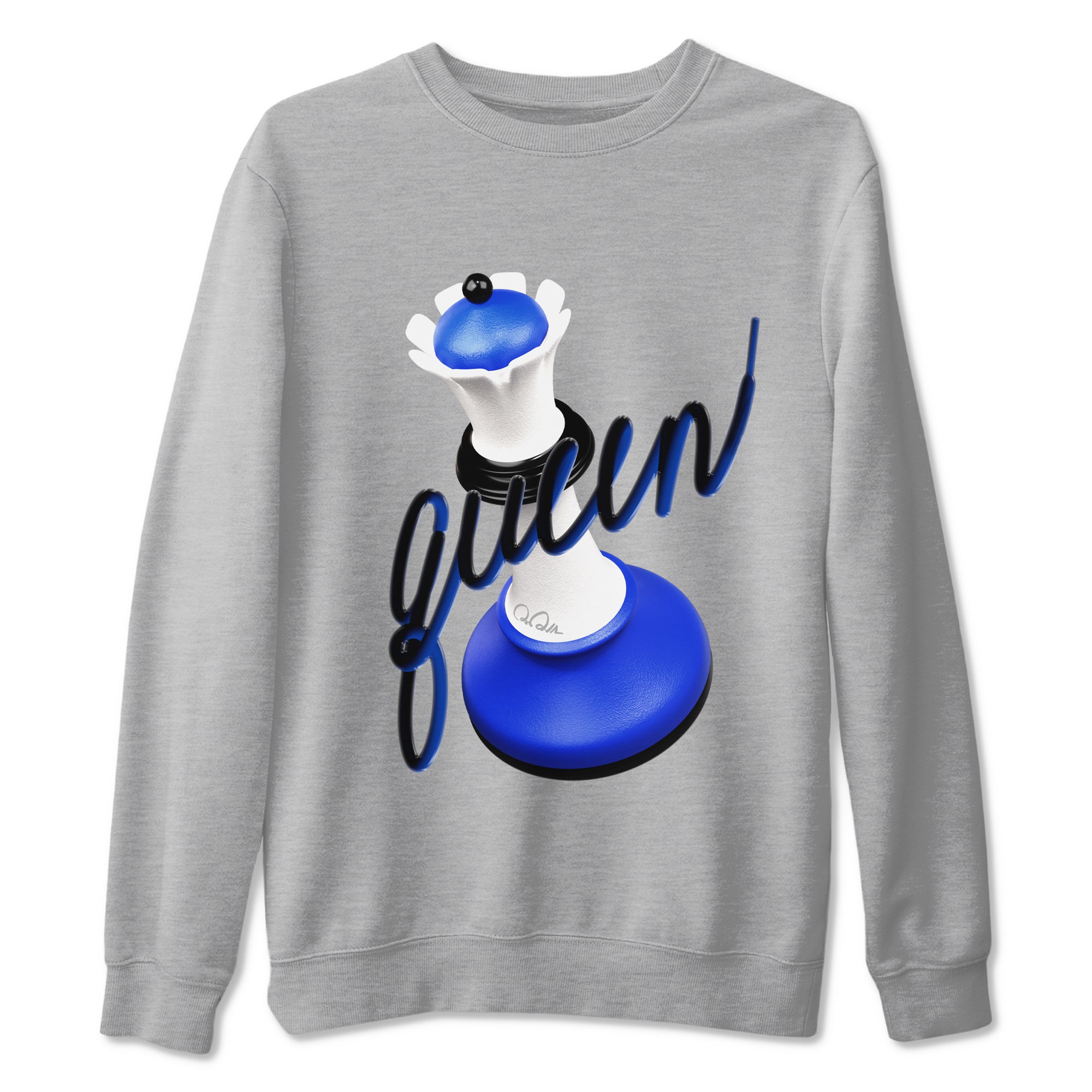 3D Queen snkmatch Tees - Air Jordan 12 Blueberry