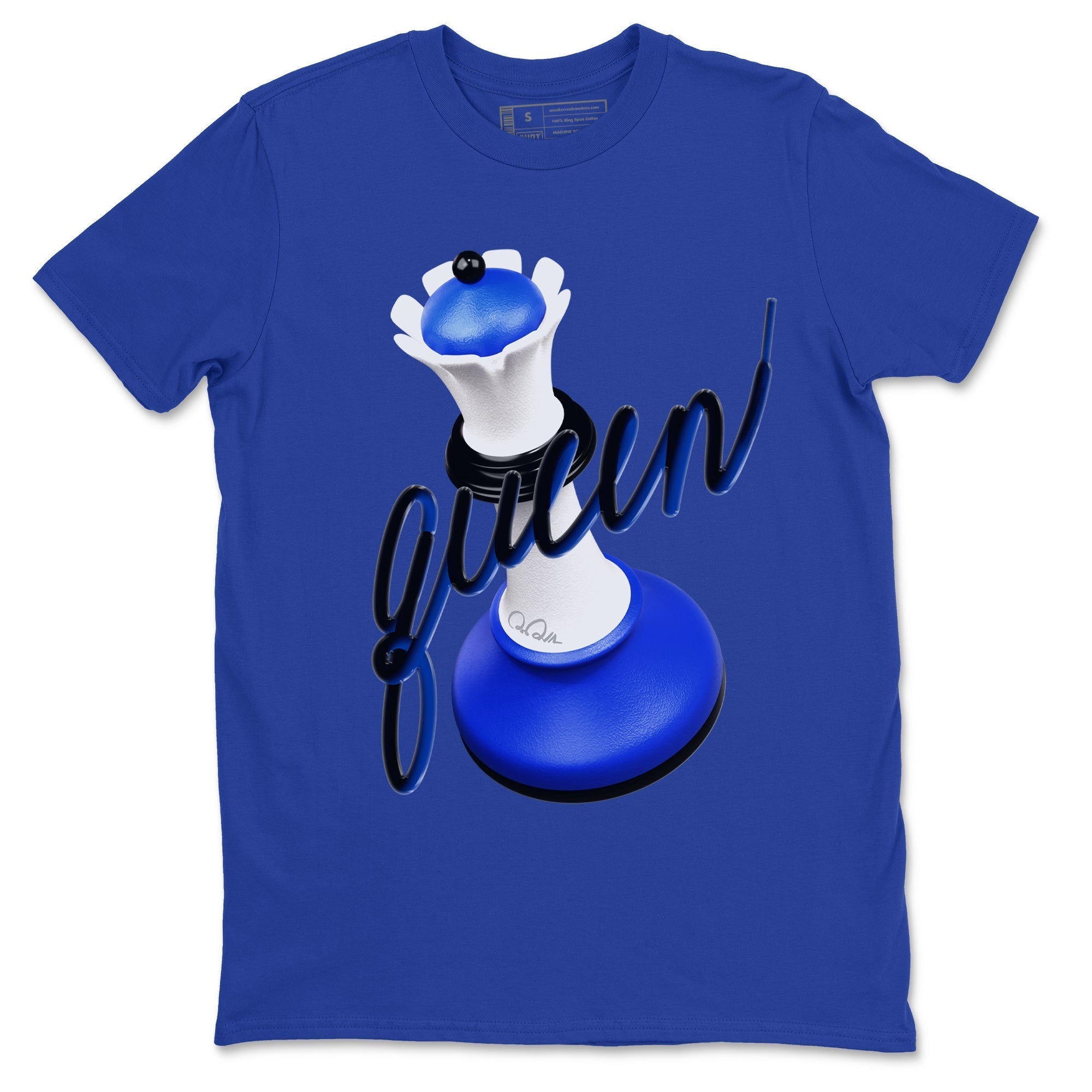 3D Queen snkmatch Tees - Air Jordan 12 Blueberry
