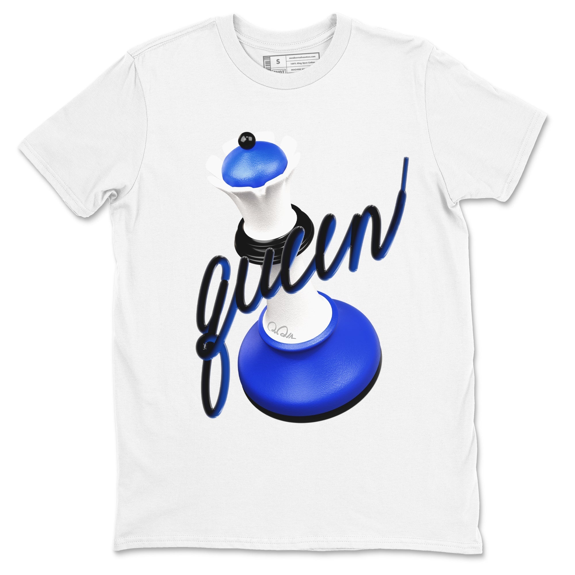 3D Queen snkmatch Tees - Air Jordan 12 Blueberry