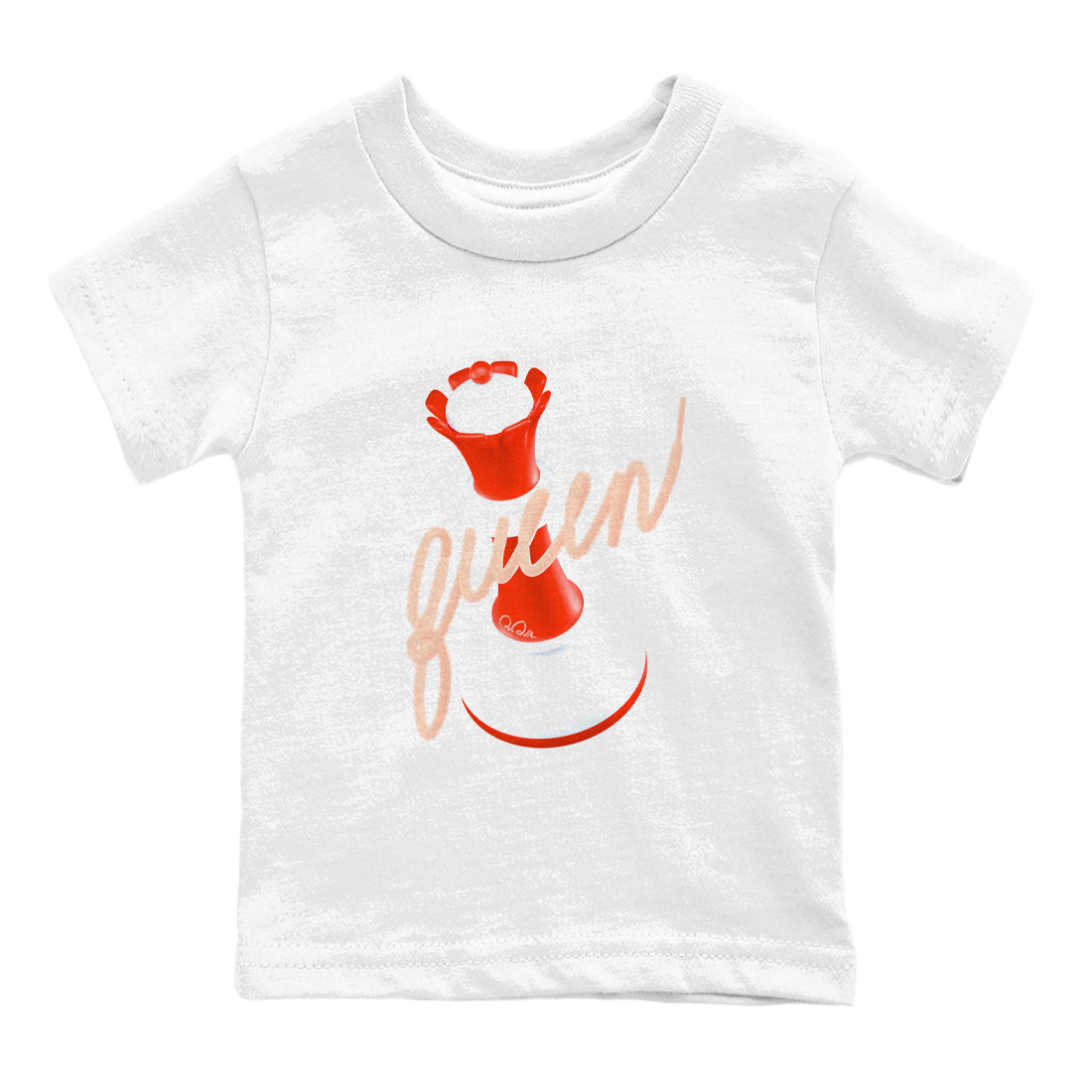 3D Queen snkmatch Tees Kids - Air Jordan 13 Dune Red