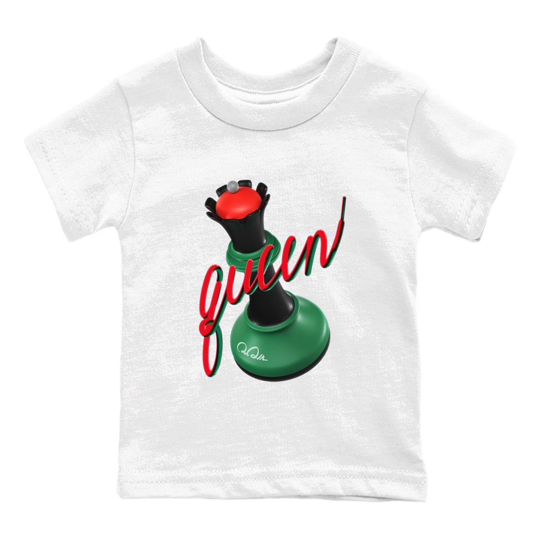 3D Queen snkmatch Tee Kids - Air Jordan 2 Christmas