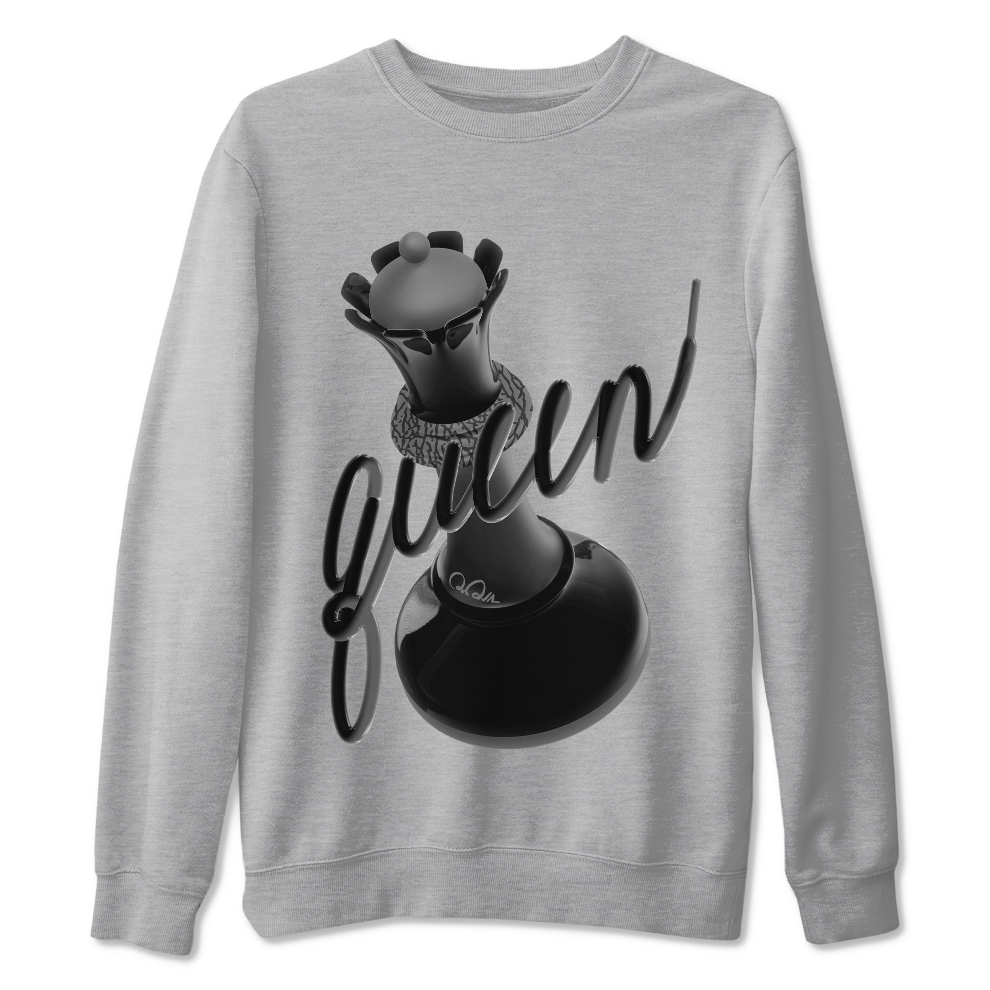 3D Queen snkmatch Tees - Air Jordan 3 Black Cat