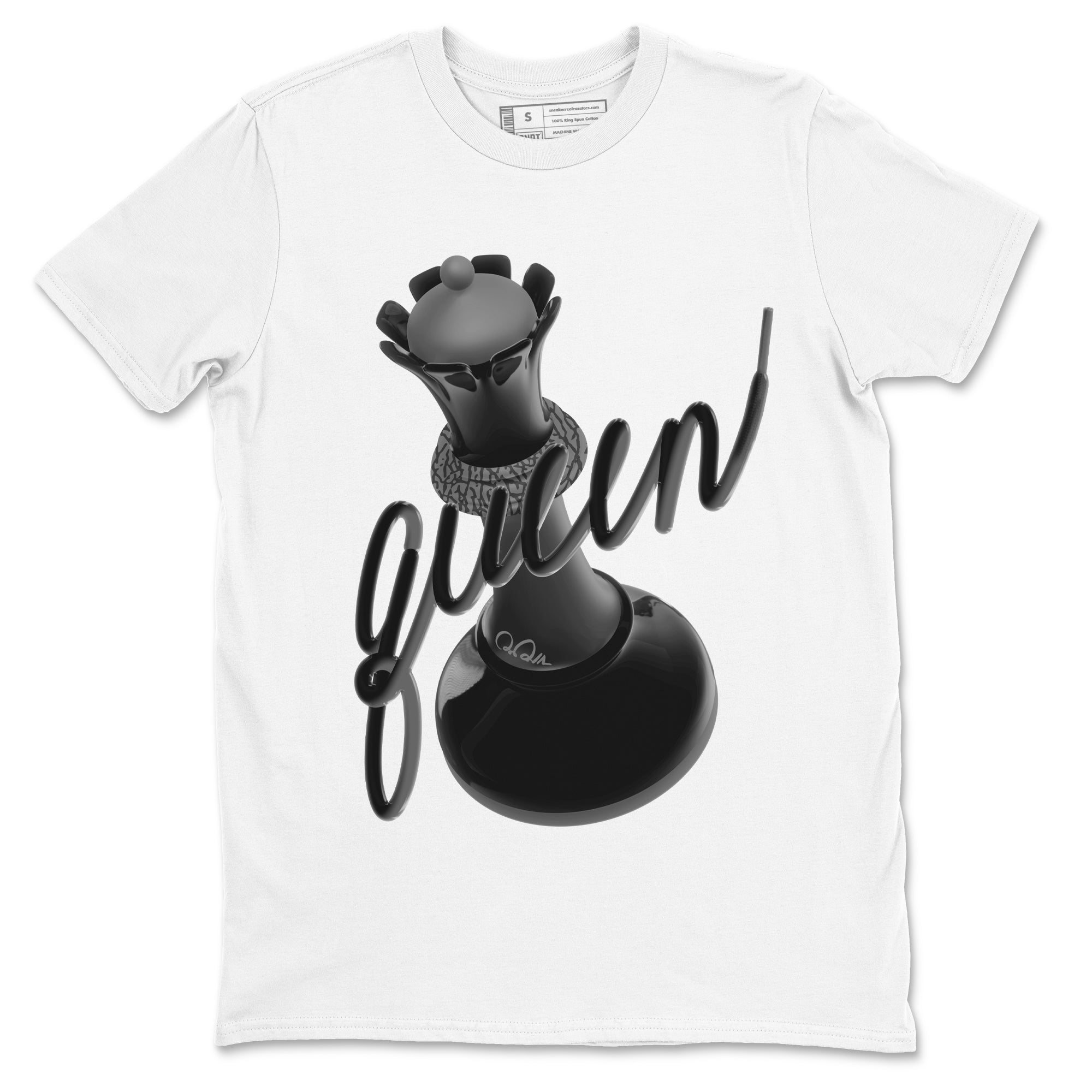 3D Queen snkmatch Tees - Air Jordan 3 Black Cat