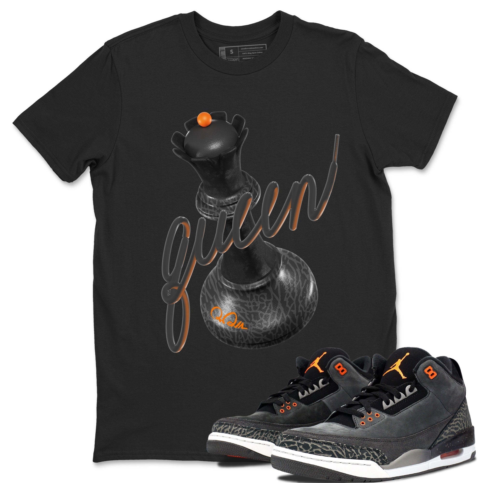 3D Queen snkmatch Tee - Air Jordan 3 Fear