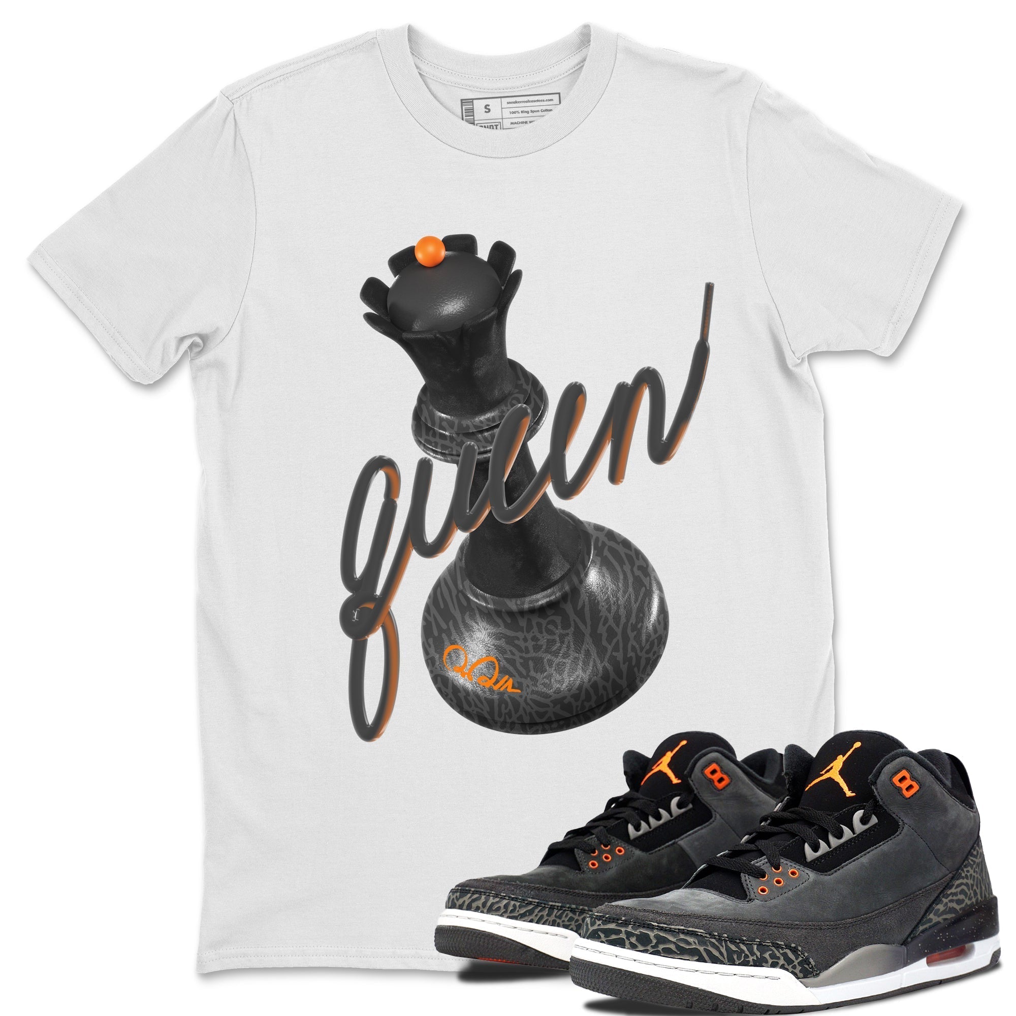 3D Queen snkmatch Tee - Air Jordan 3 Fear