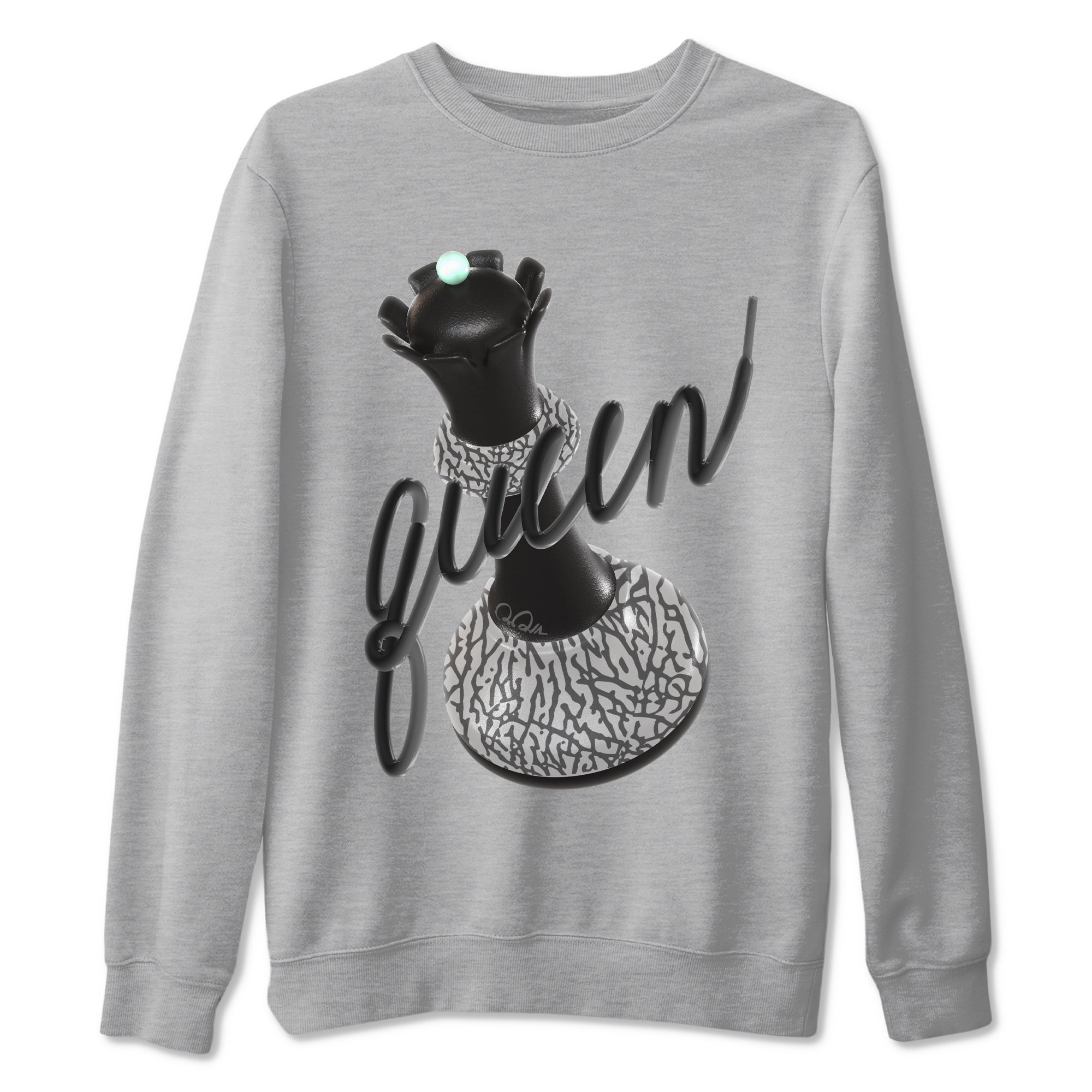 3D Queen snkmatch Tees - Air Jordan 3 Green Glow