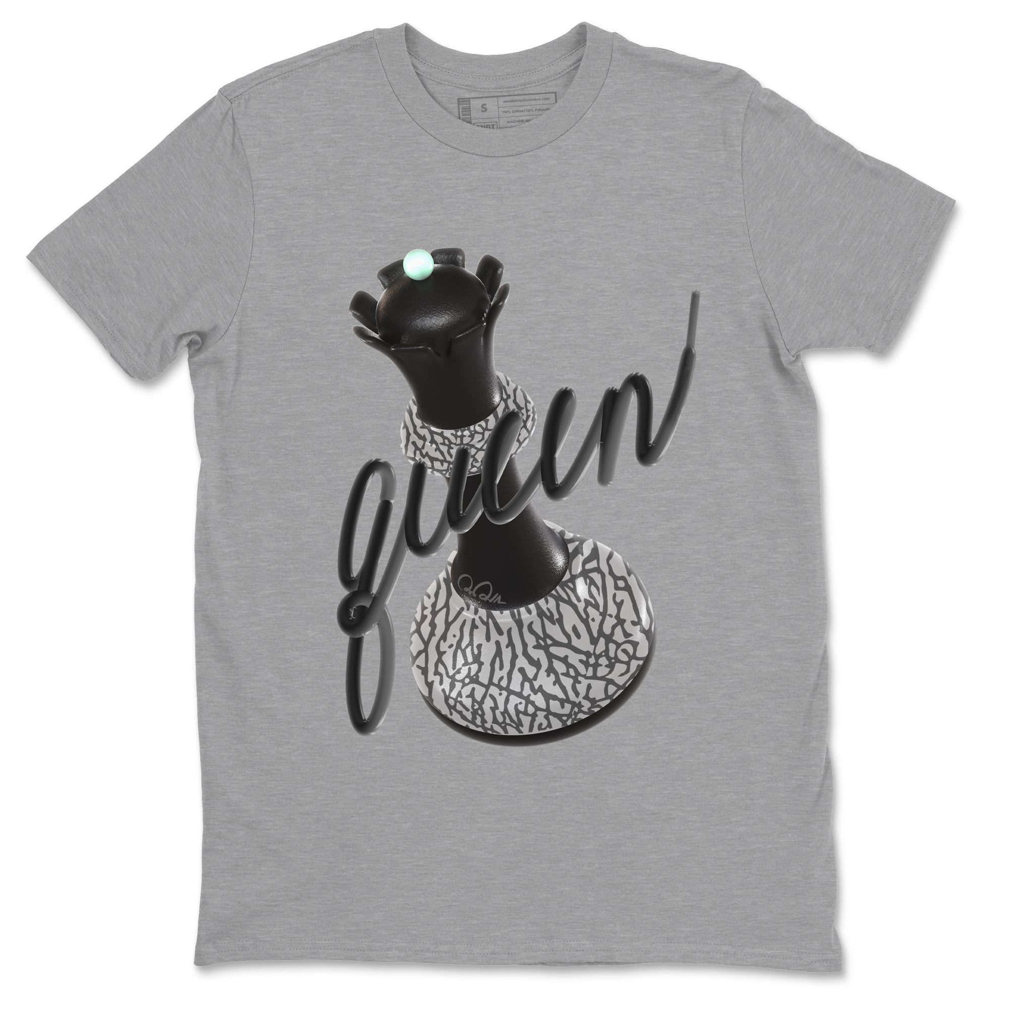 3D Queen snkmatch Tees - Air Jordan 3 Green Glow