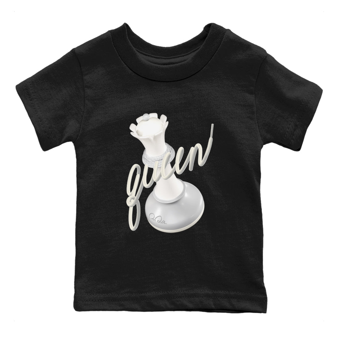 3D Queen snkmatch Tees Kids - Air Jordan 3 Ivory