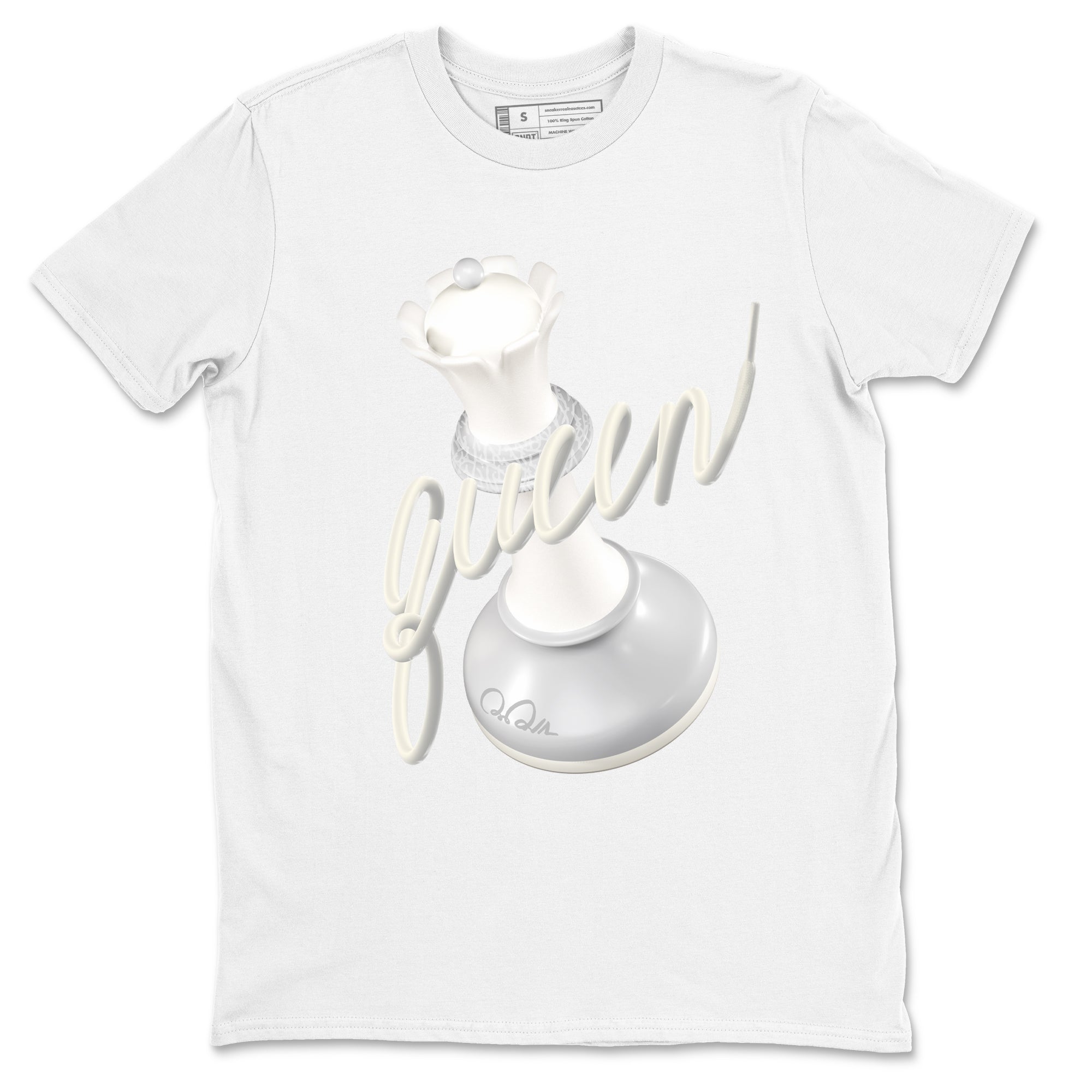 3D Queen snkmatch Tees - Air Jordan 3 Ivory