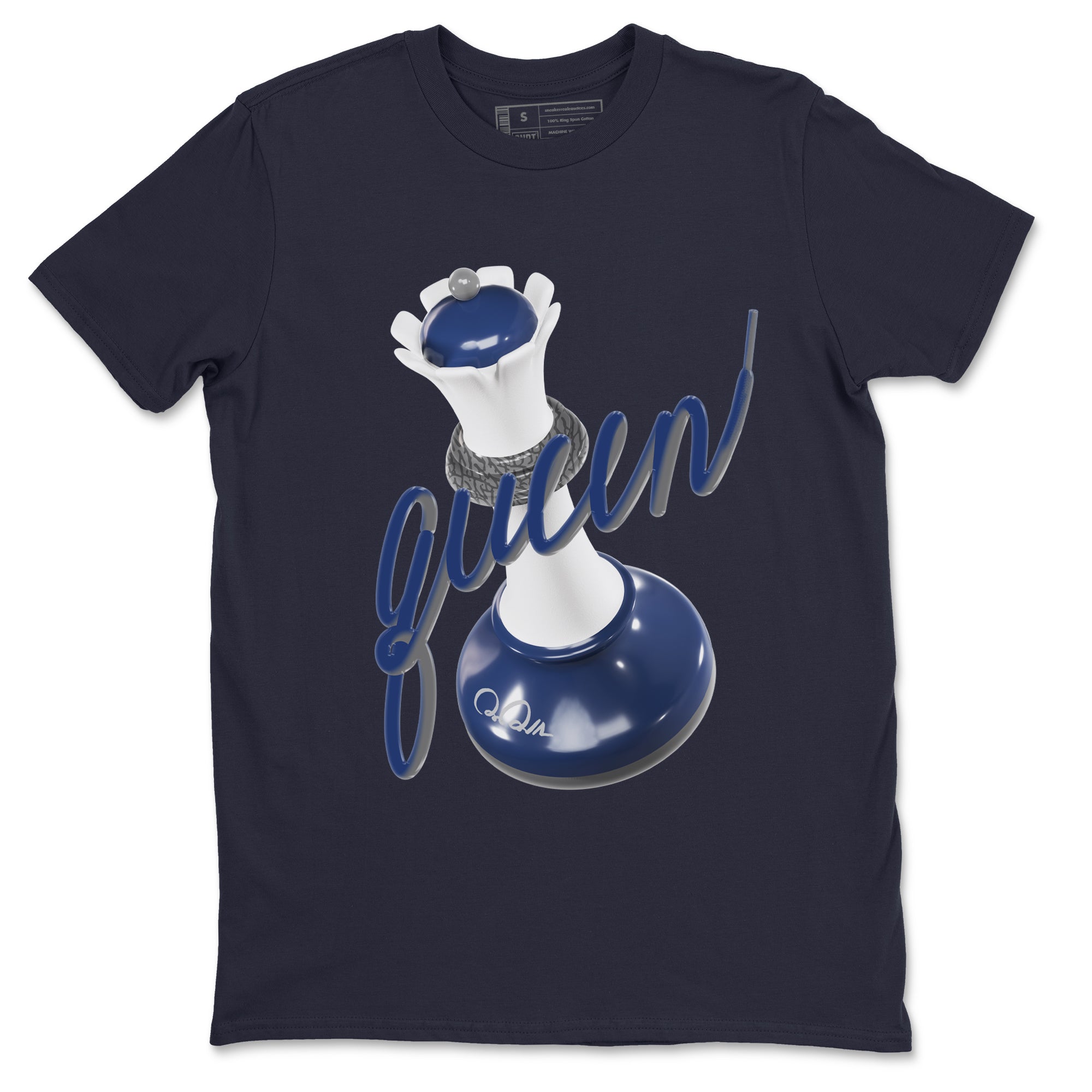3D Queen snkmatch Tees - Air Jordan 3 Midnight Navy 2023