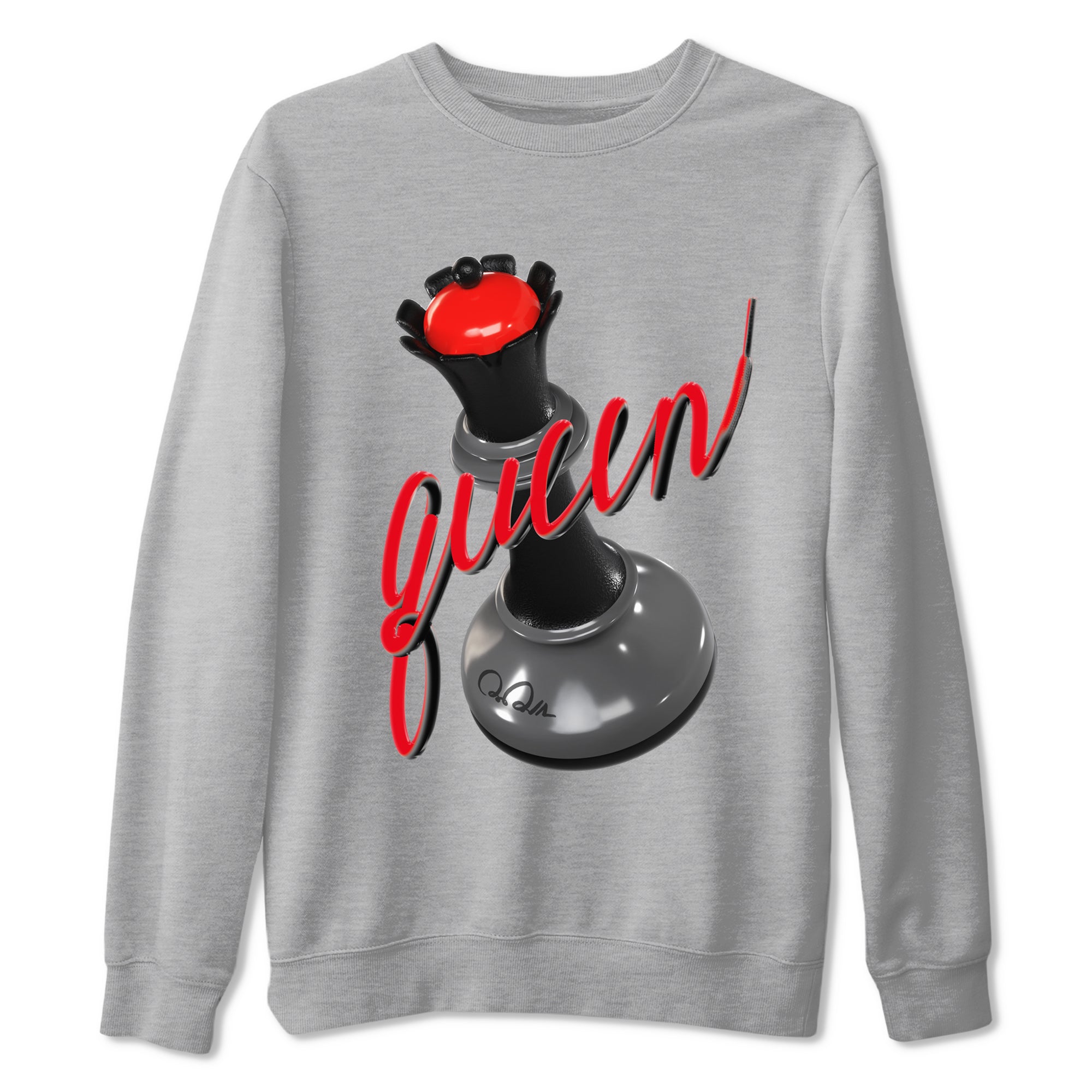 3D Queen snkmatch Tee - Air Jordan 4 Bred Reimagined