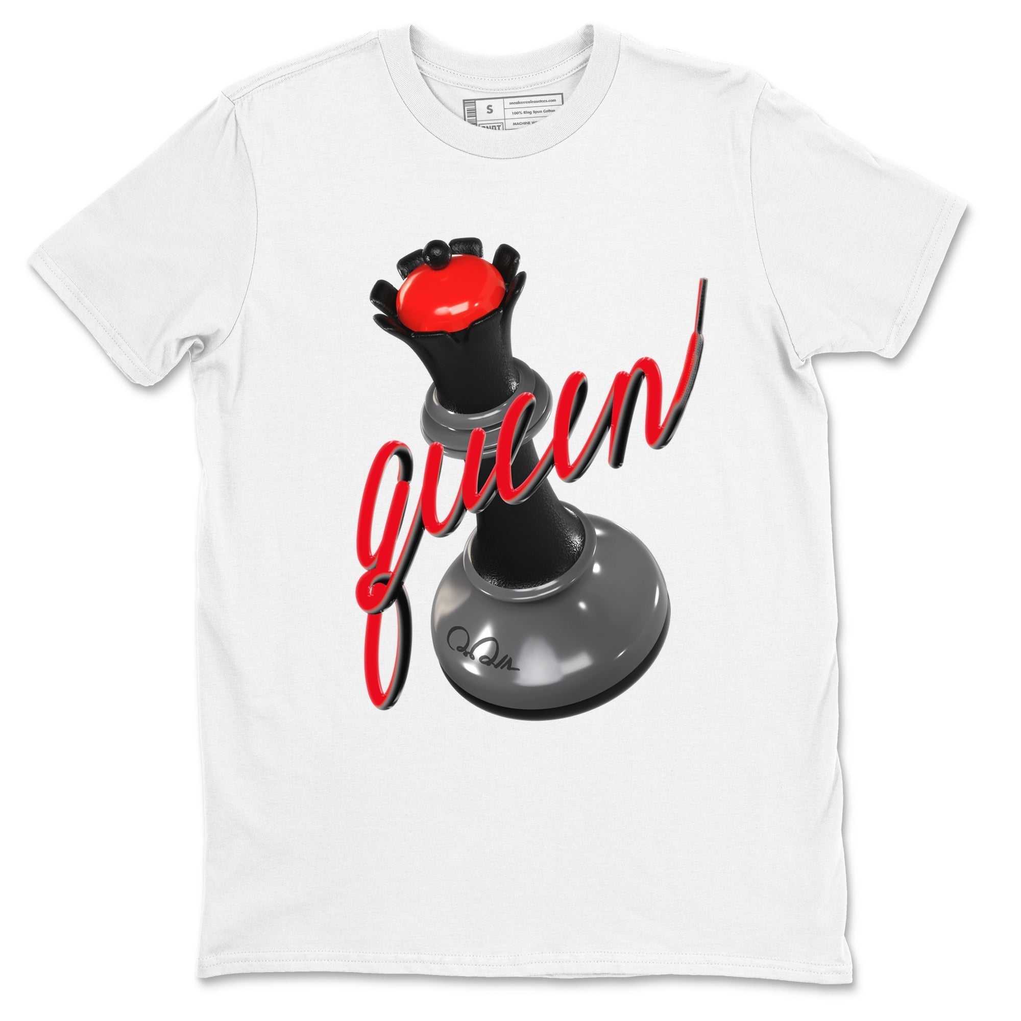 3D Queen snkmatch Tee - Air Jordan 4 Bred Reimagined