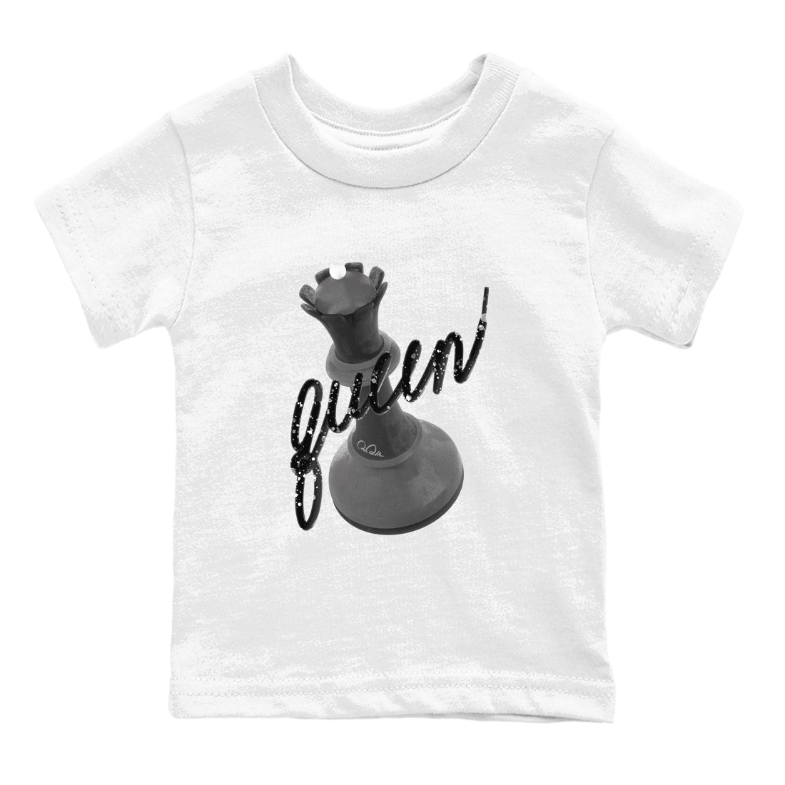 3D Queen snkmatch Tees Kids - Air Jordan 4 Fear