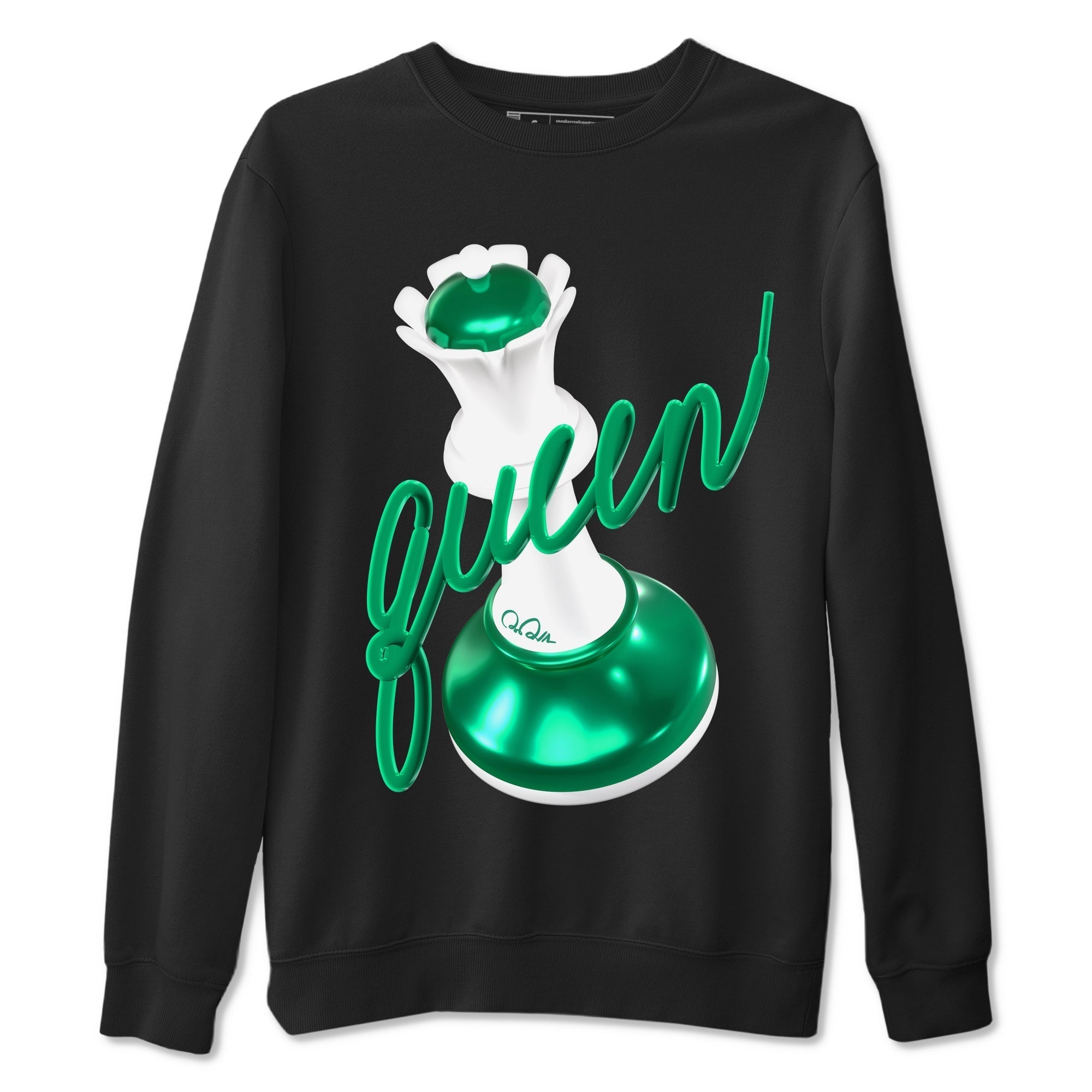 3D Queen snkmatch Tees - Air Jordan 4 Oxidized Green