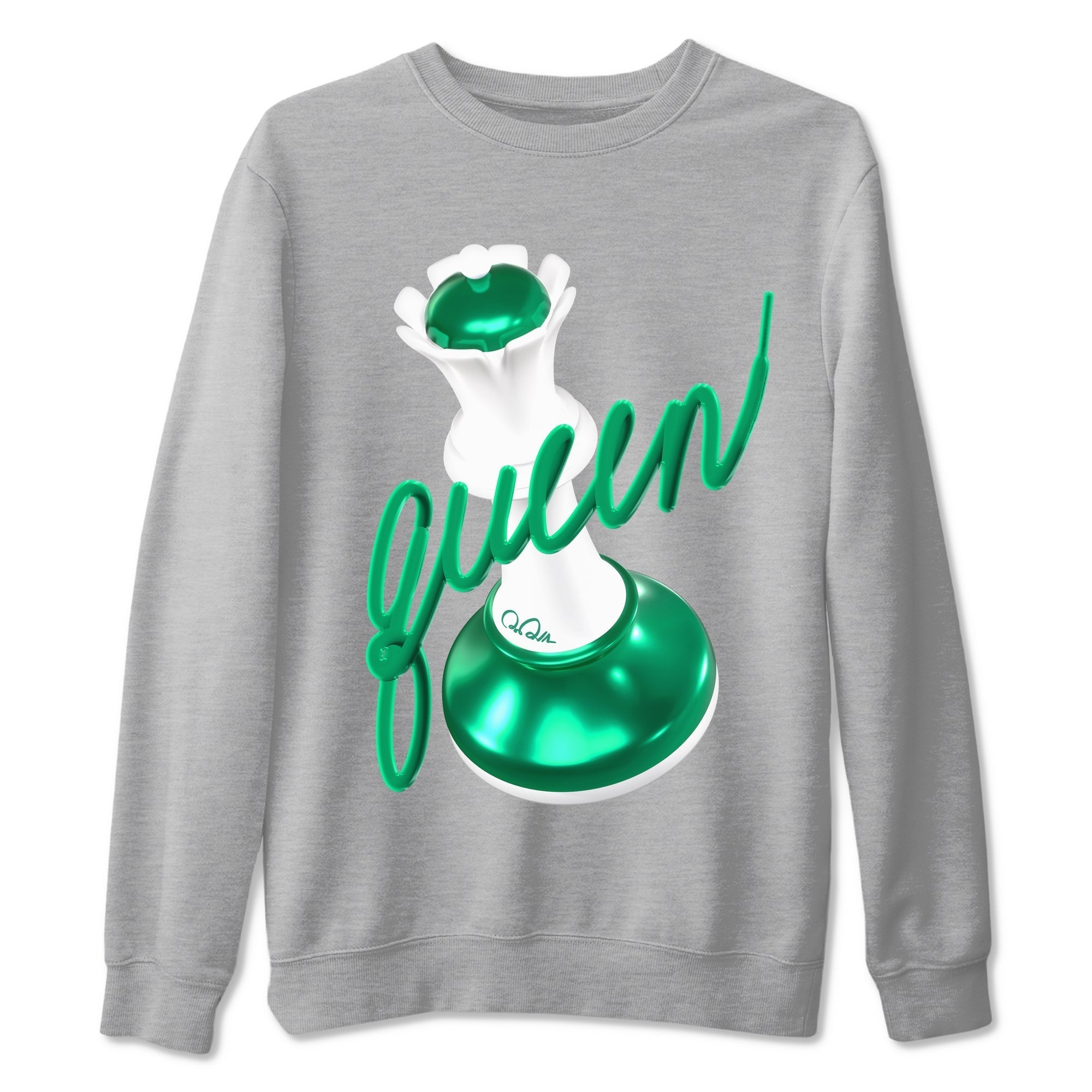 3D Queen snkmatch Tees - Air Jordan 4 Oxidized Green