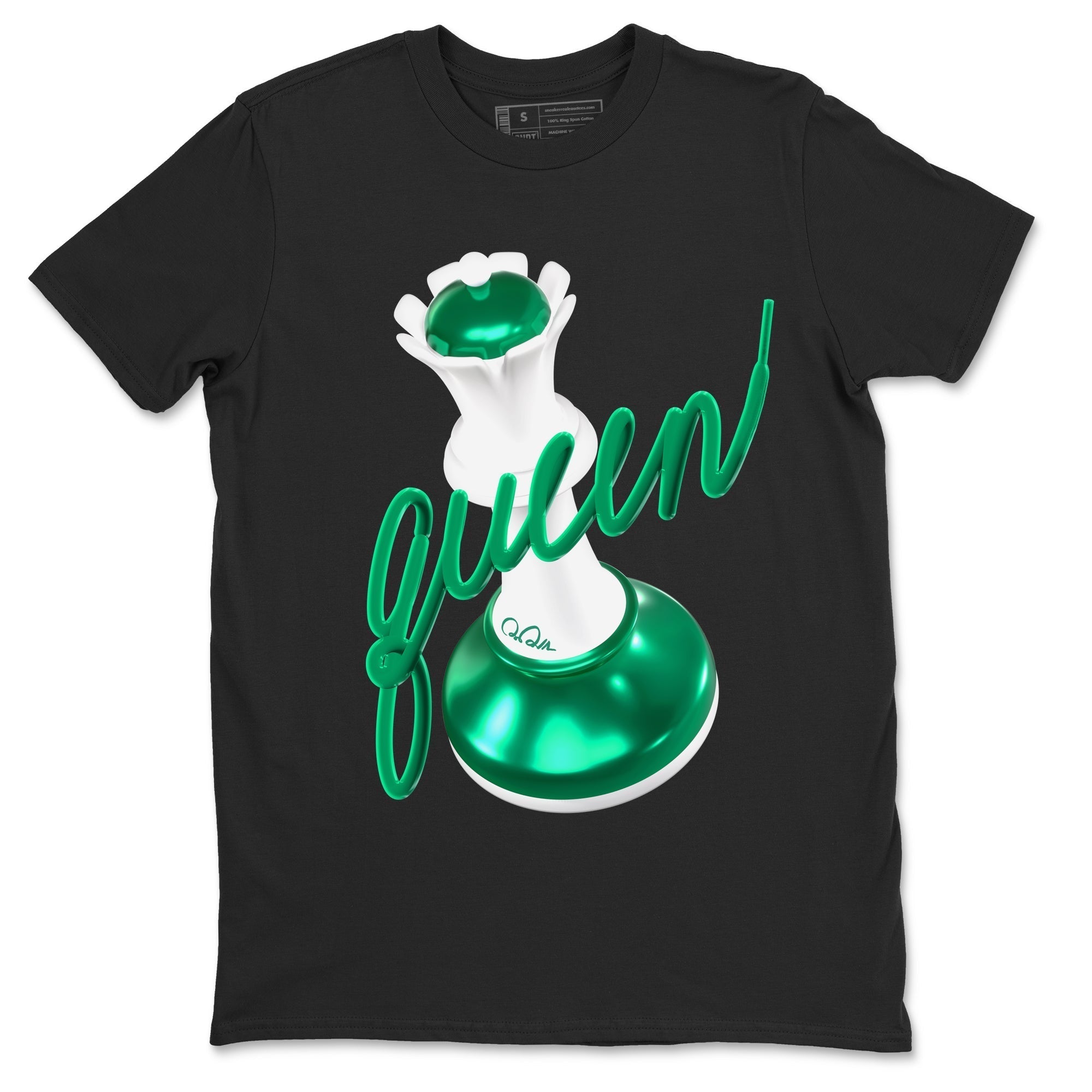 3D Queen snkmatch Tees - Air Jordan 4 Oxidized Green